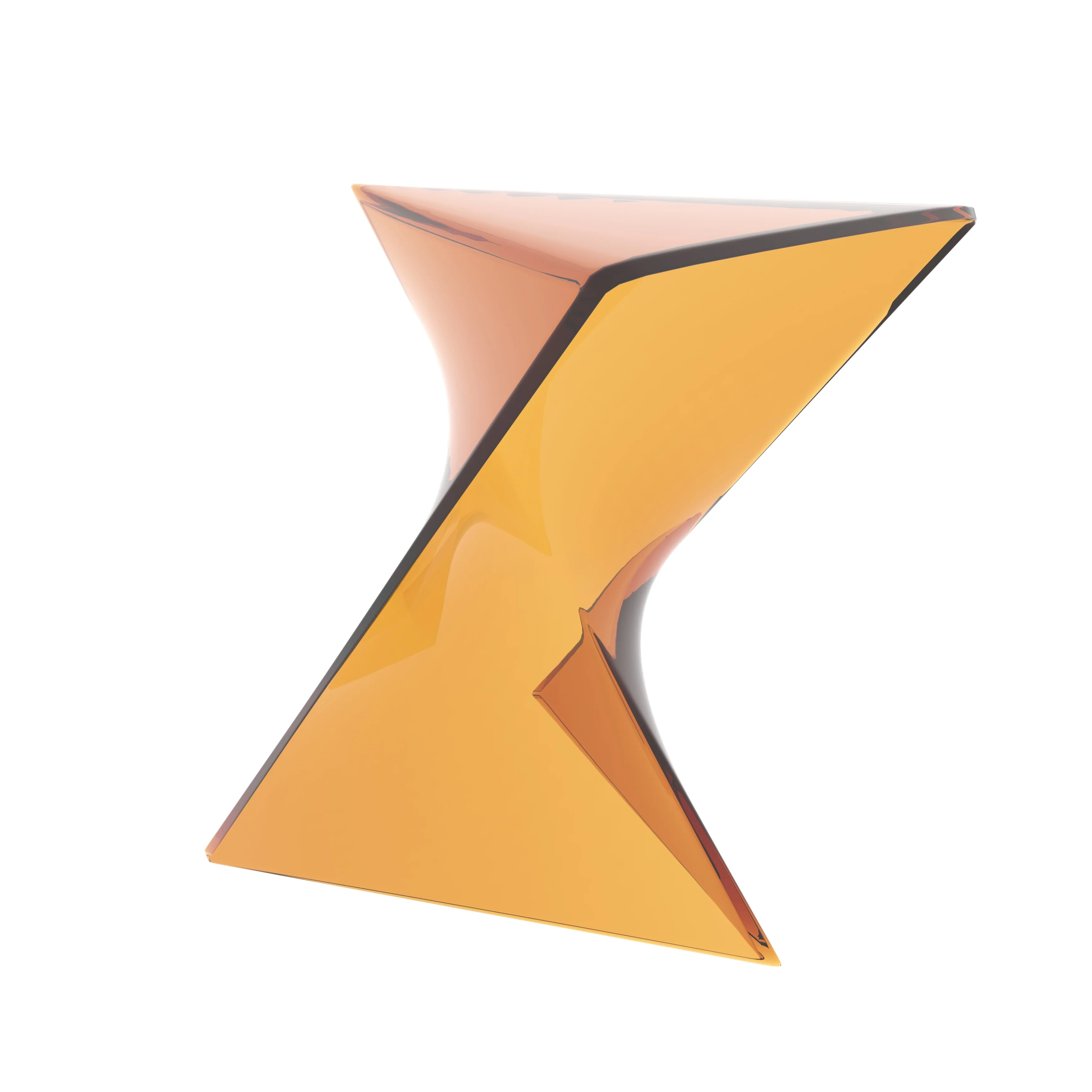 Randolph Modern Accent Side Table Indoor and Outdoor Use Transparant Tea Set of 4