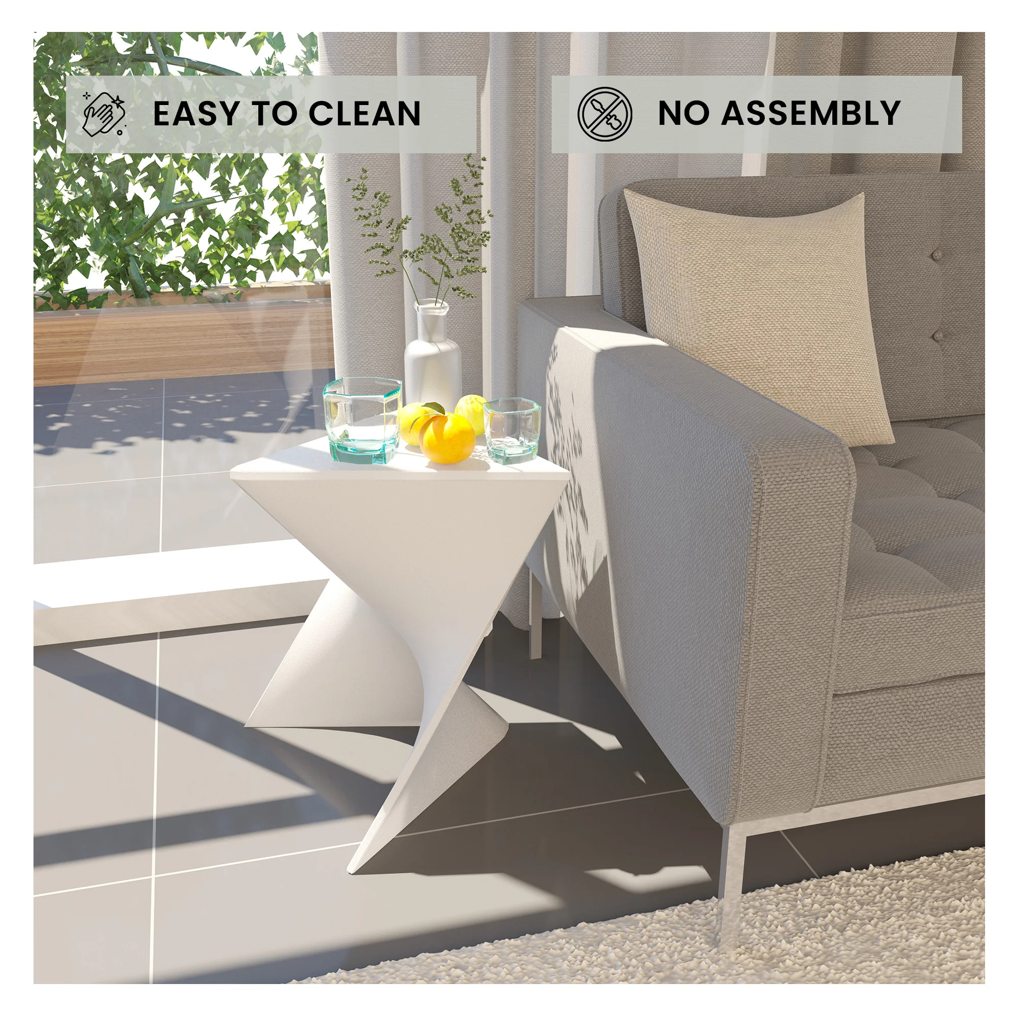 Randolph Modern Side Table Set of 2