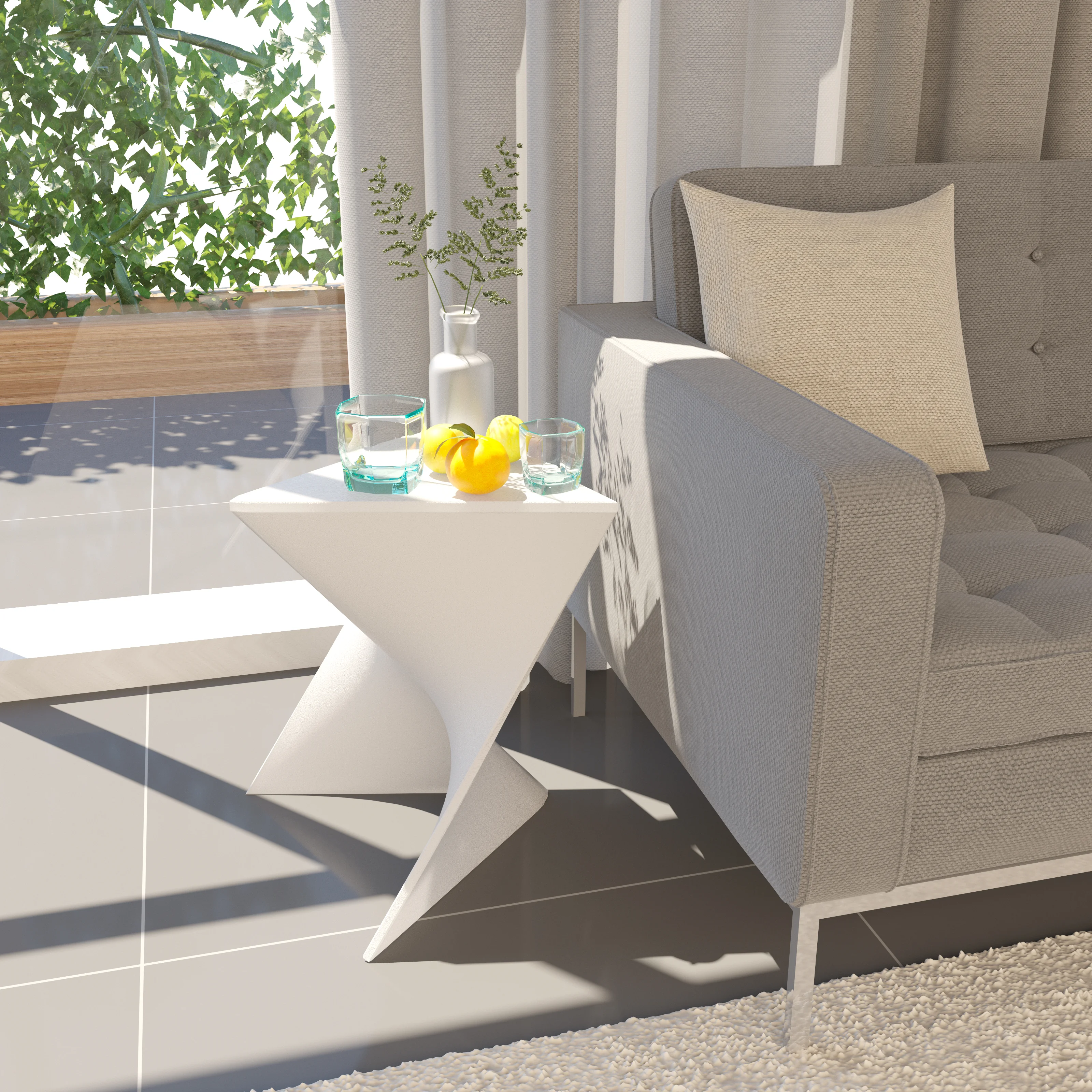 Randolph Modern Side Table Set of 4