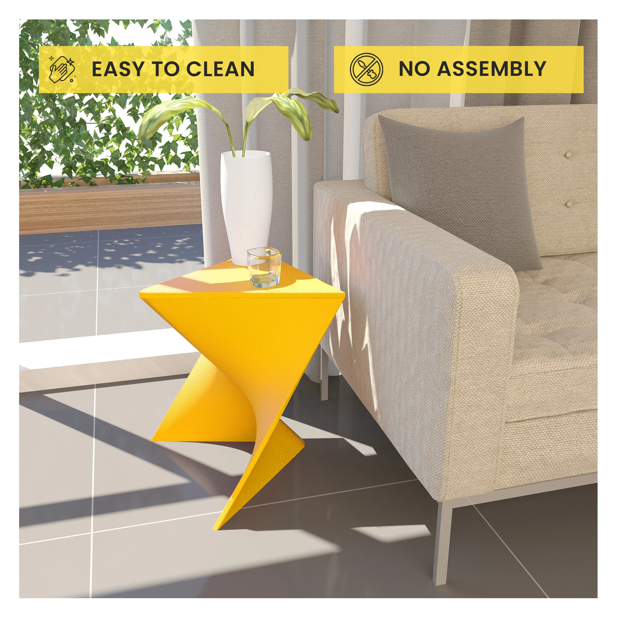 Randolph Modern Side Table Set of 2