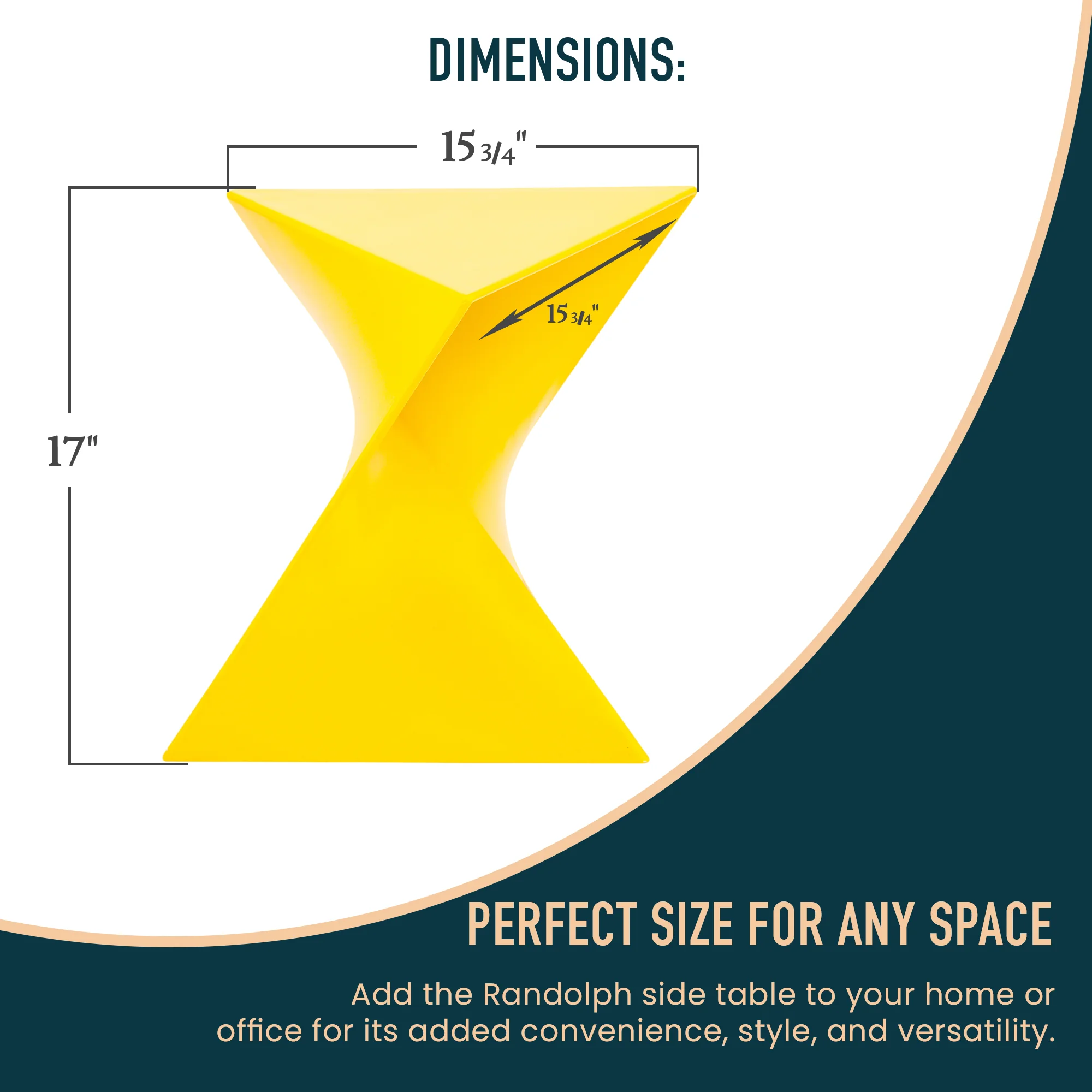 Randolph Modern Side Table Set of 4