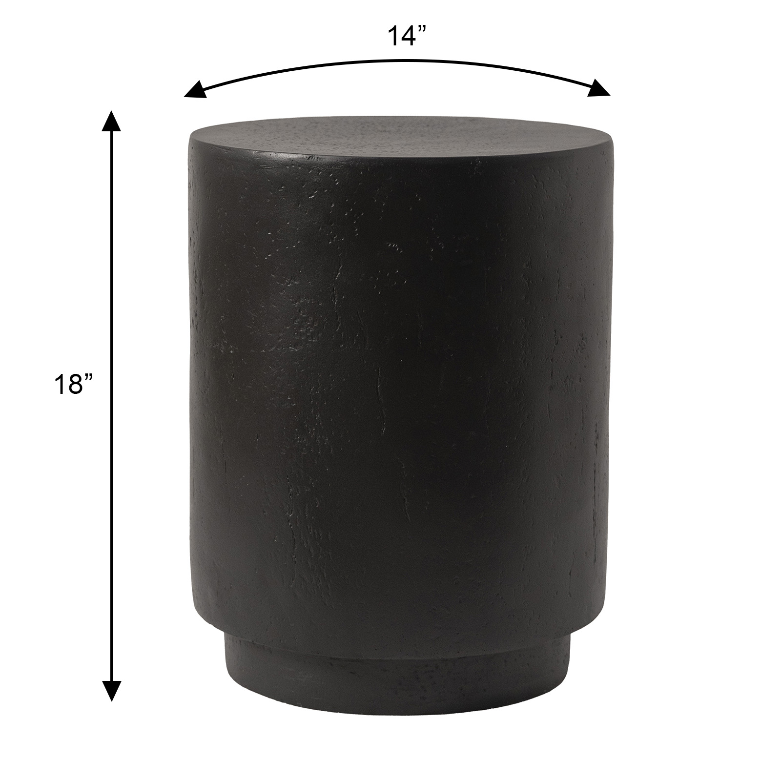 Modern Side End Table Ramble Series In Black