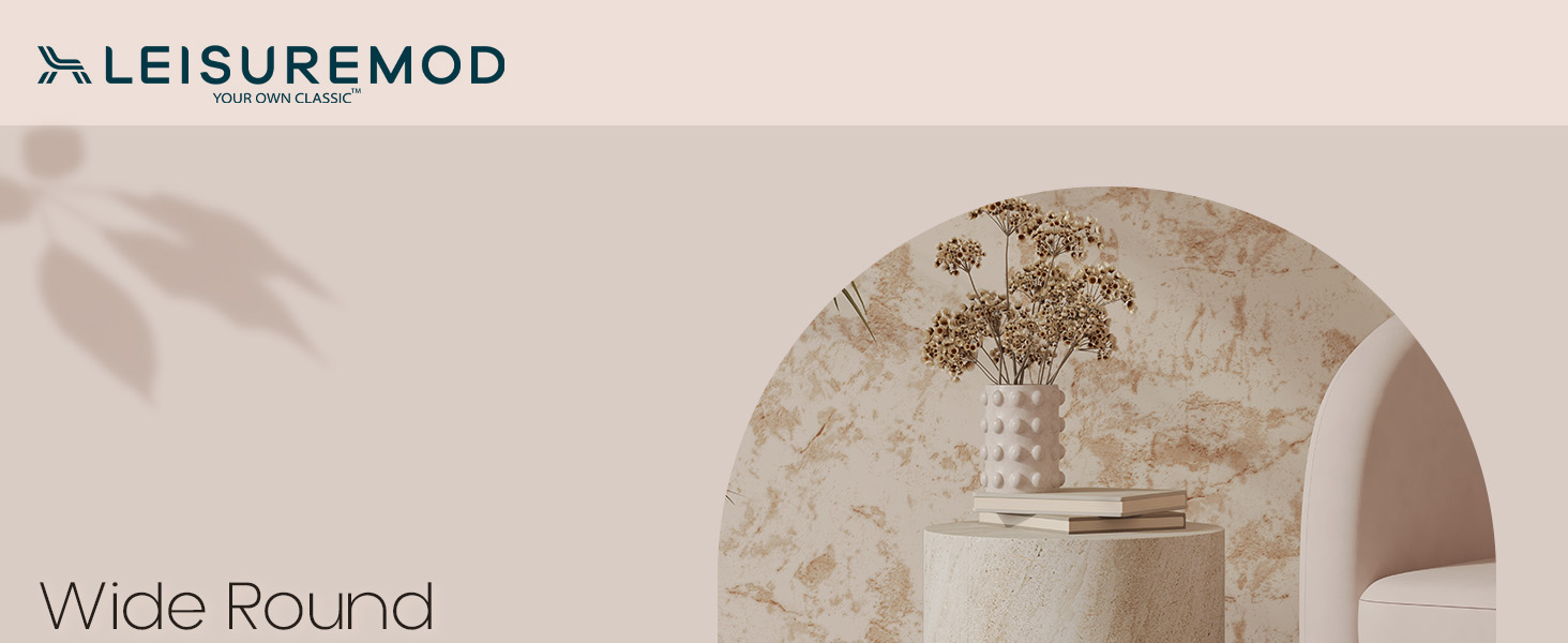 Modern Side End Table Ramble Series In Travertine