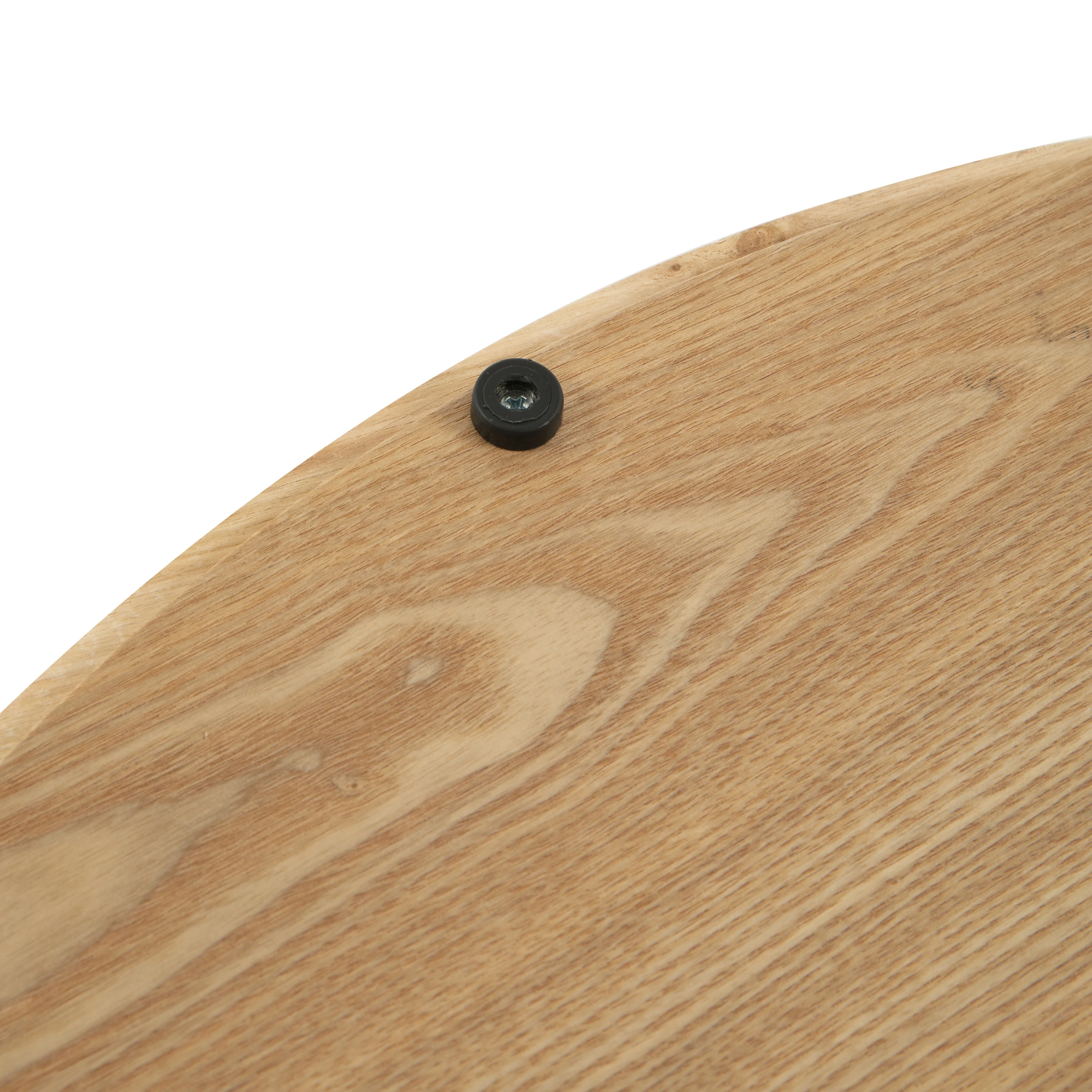 Runswick Modern Wood Top Coffee Table With Metal Base