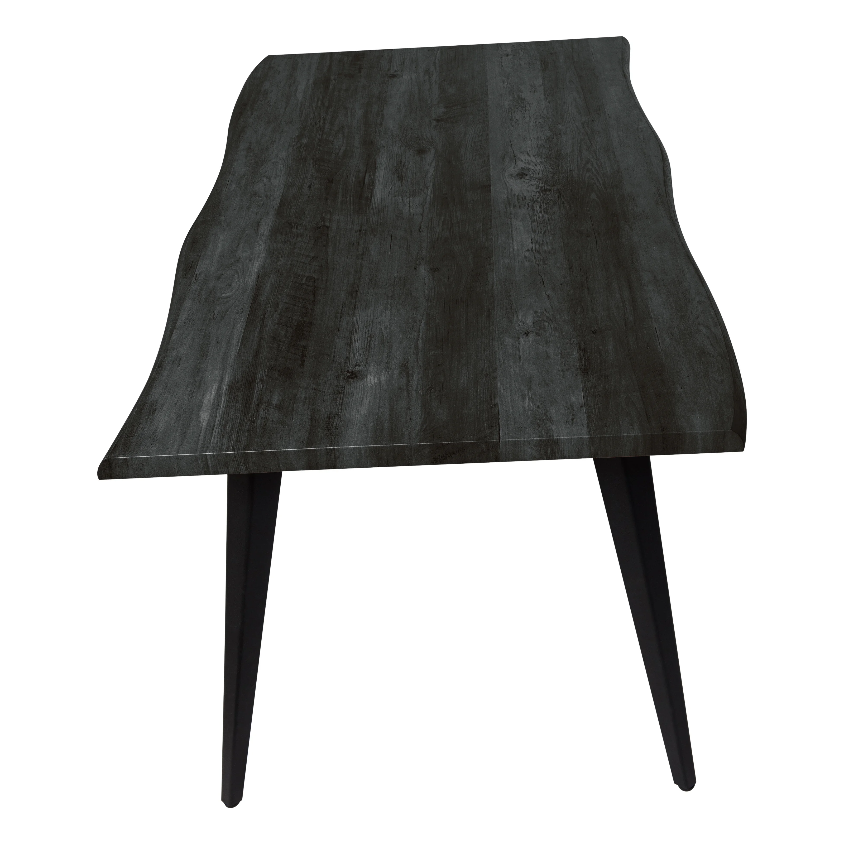 Ravenna Modern Rectangular Wood 63" Dining Table With Metal Legs