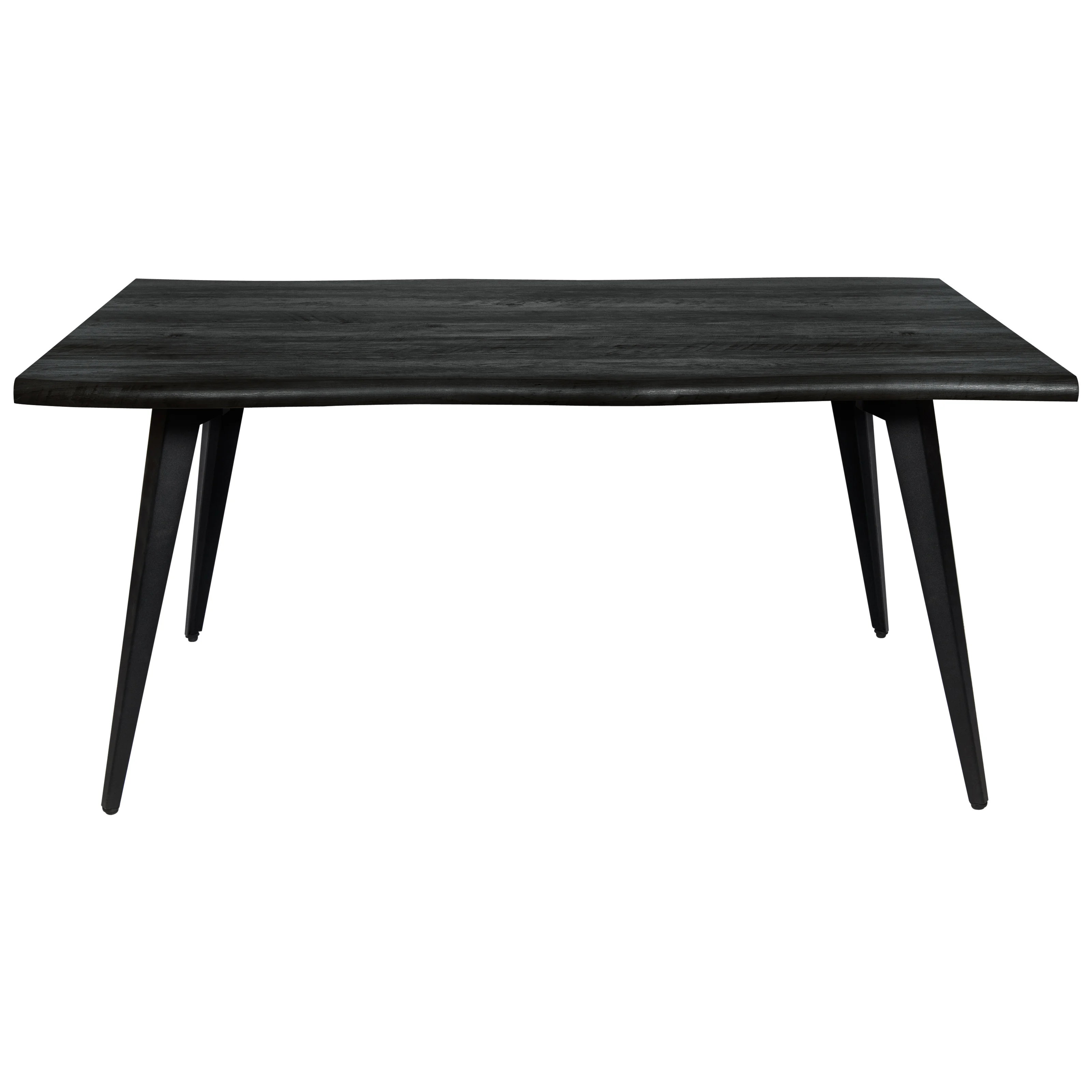Ravenna Modern Rectangular Wood 63" Dining Table With Metal Legs
