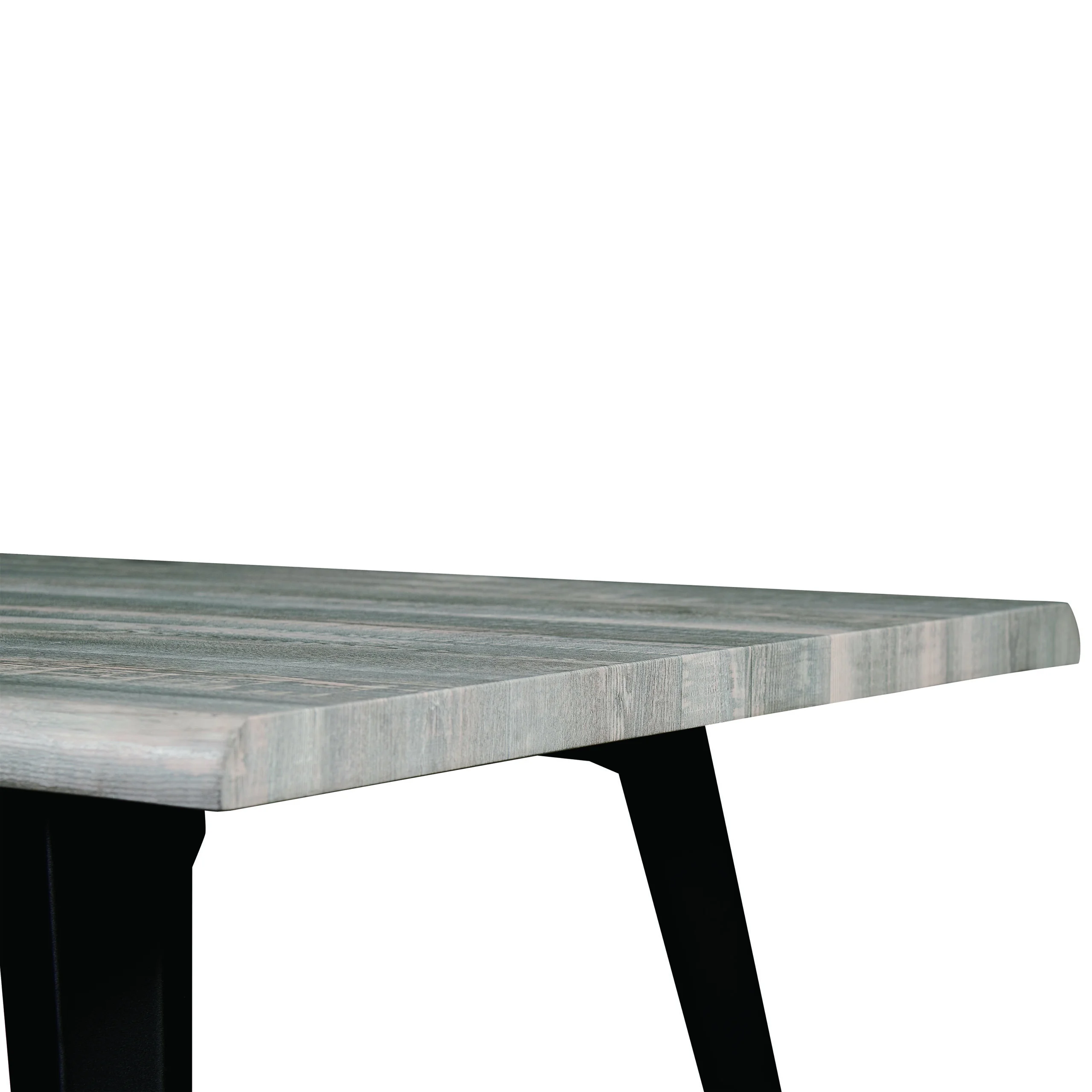 Ravenna Modern Rectangular Wood 63" Dining Table With Metal Legs
