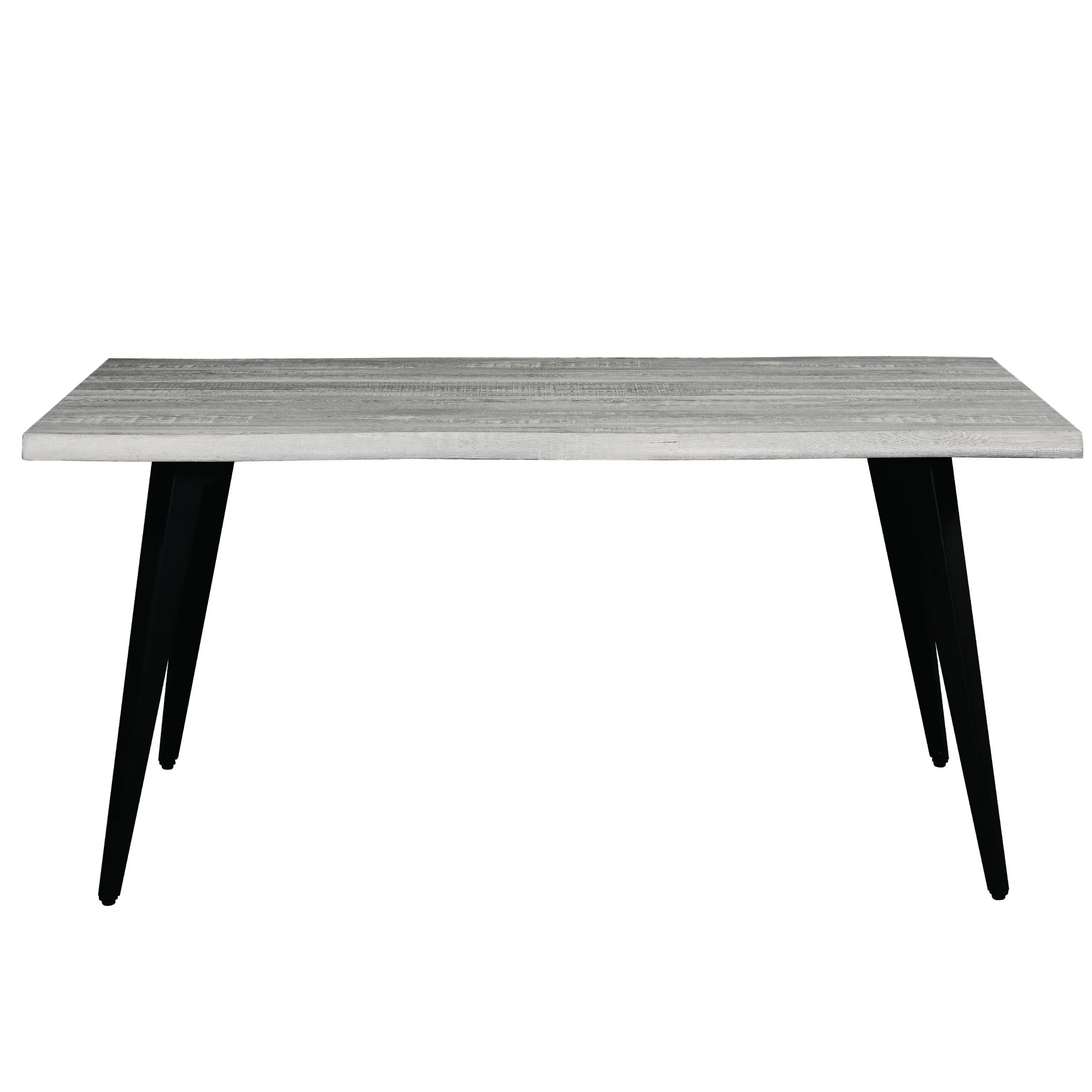 Ravenna Modern Rectangular Wood 63" Dining Table With Metal Legs