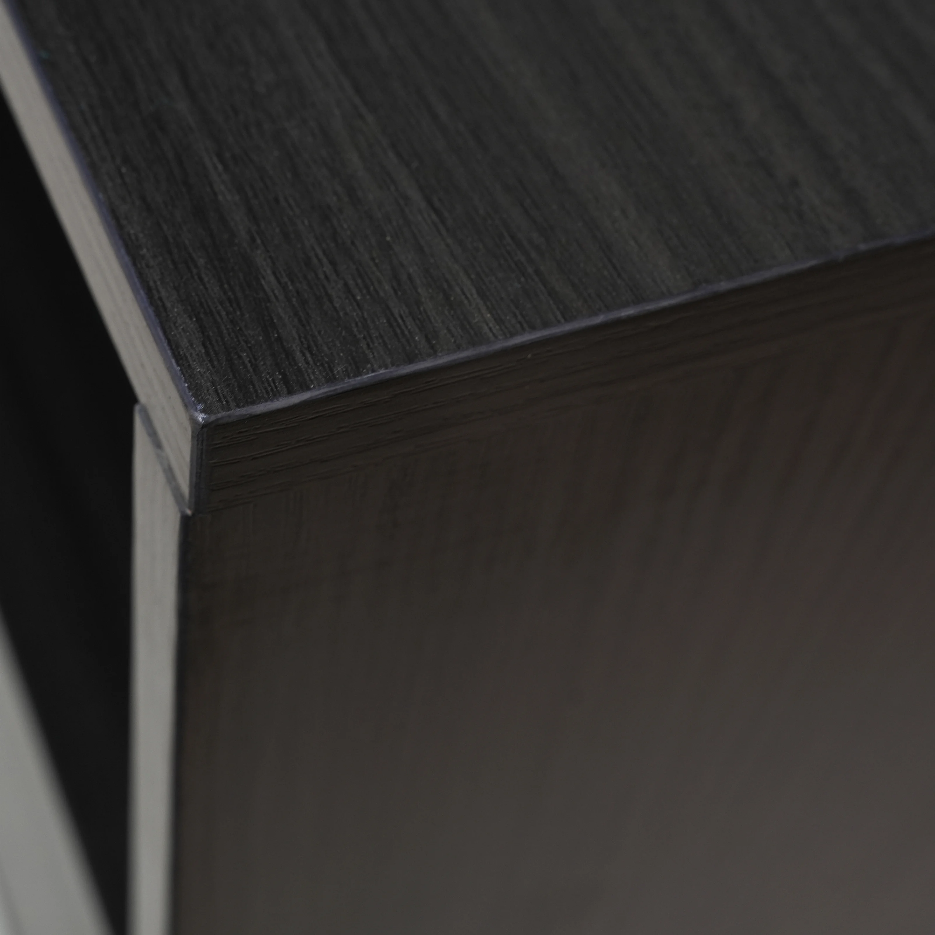 Rochester Modern Rectangular TV Stand with Enclosed Storage and Powder Coated Iron Legs