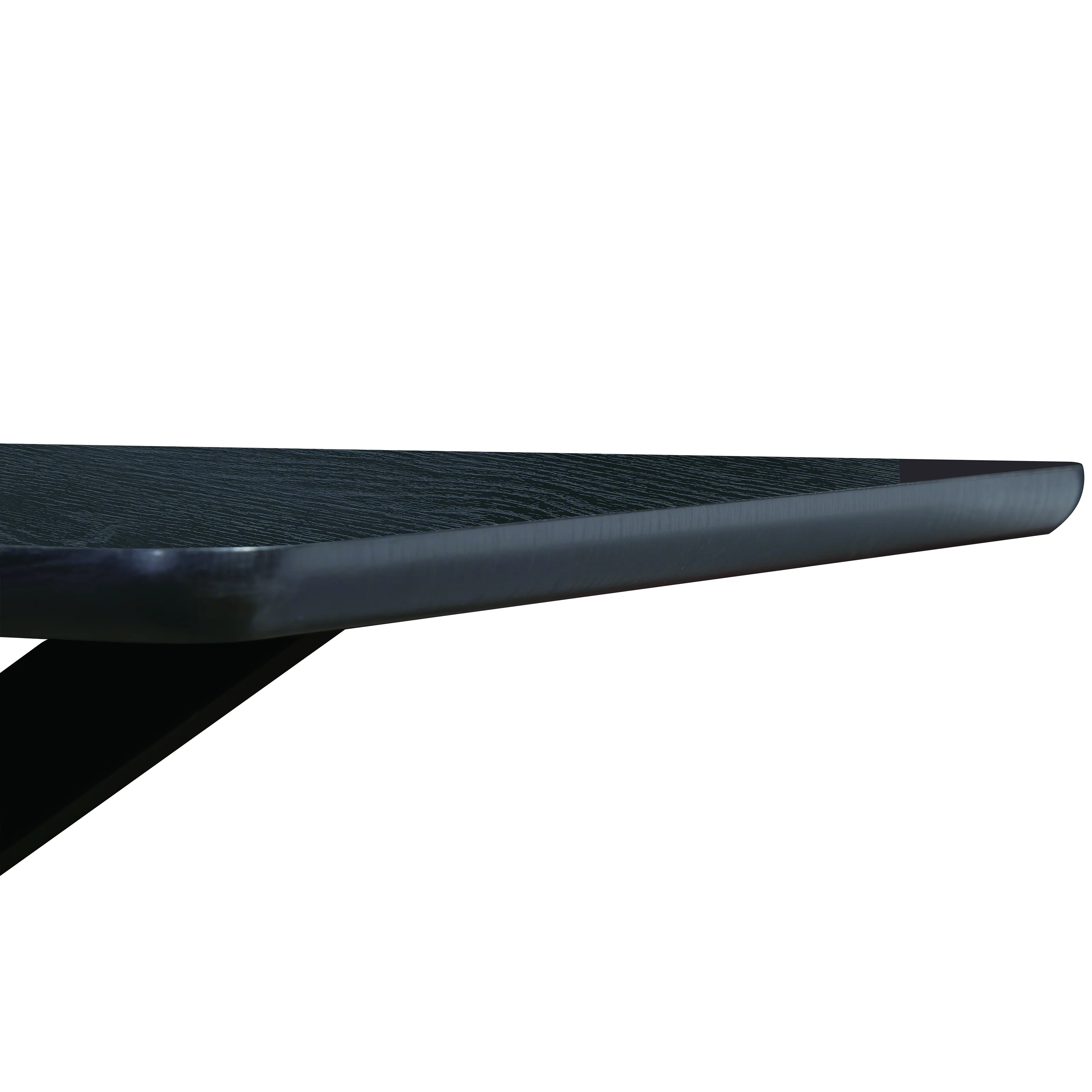 Ravenna 69" Rectangular Wood Dining Table with 6 Euston Wicker Dining Chairs, Ebont/Beige