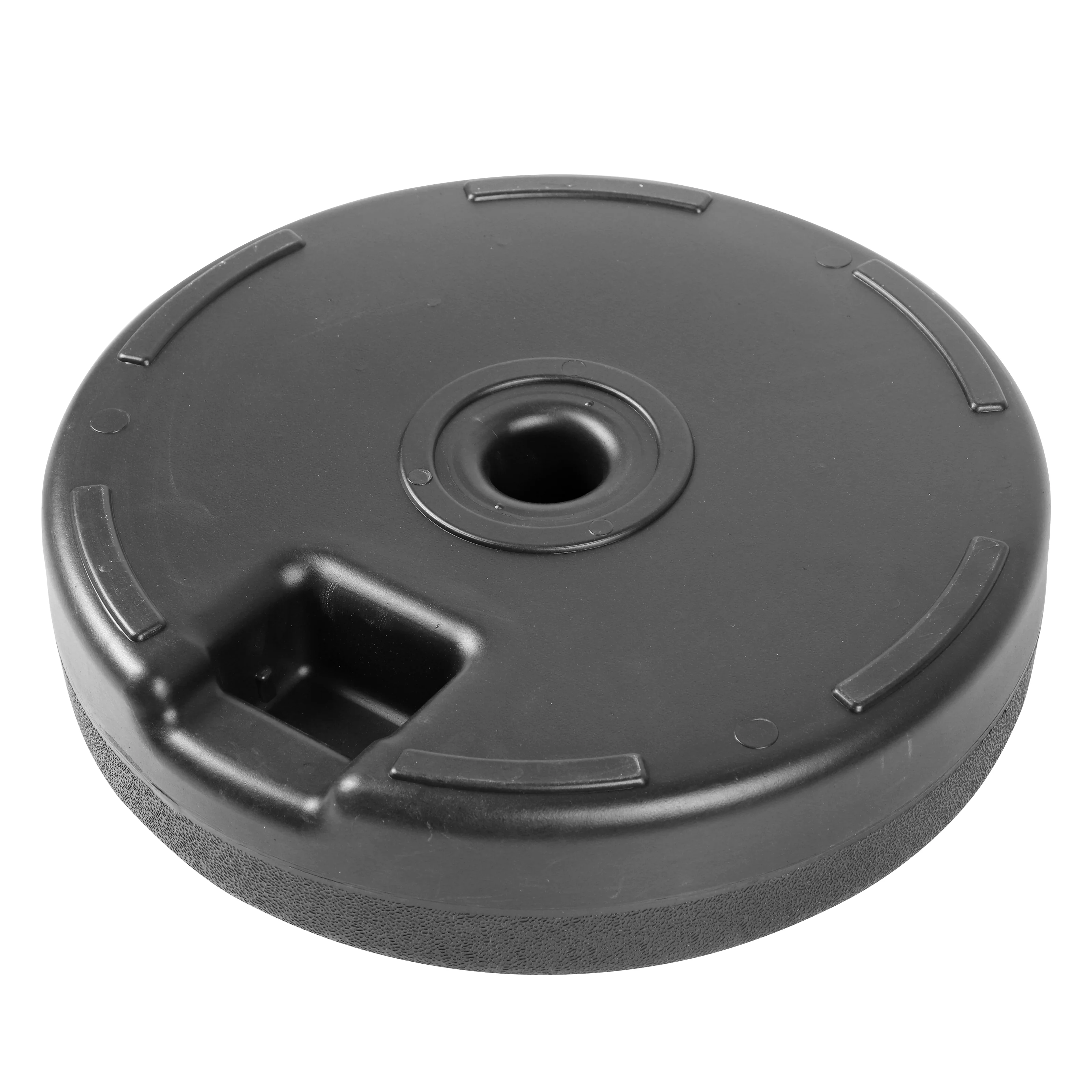 Sierra Outdoor Patio Umbrella with Base in Beige