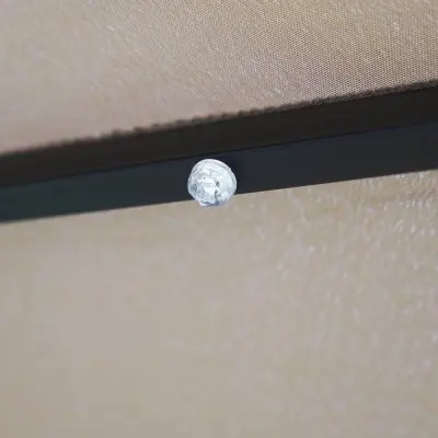 Sierra Outdoor Patio Umbrella with Base in Beige