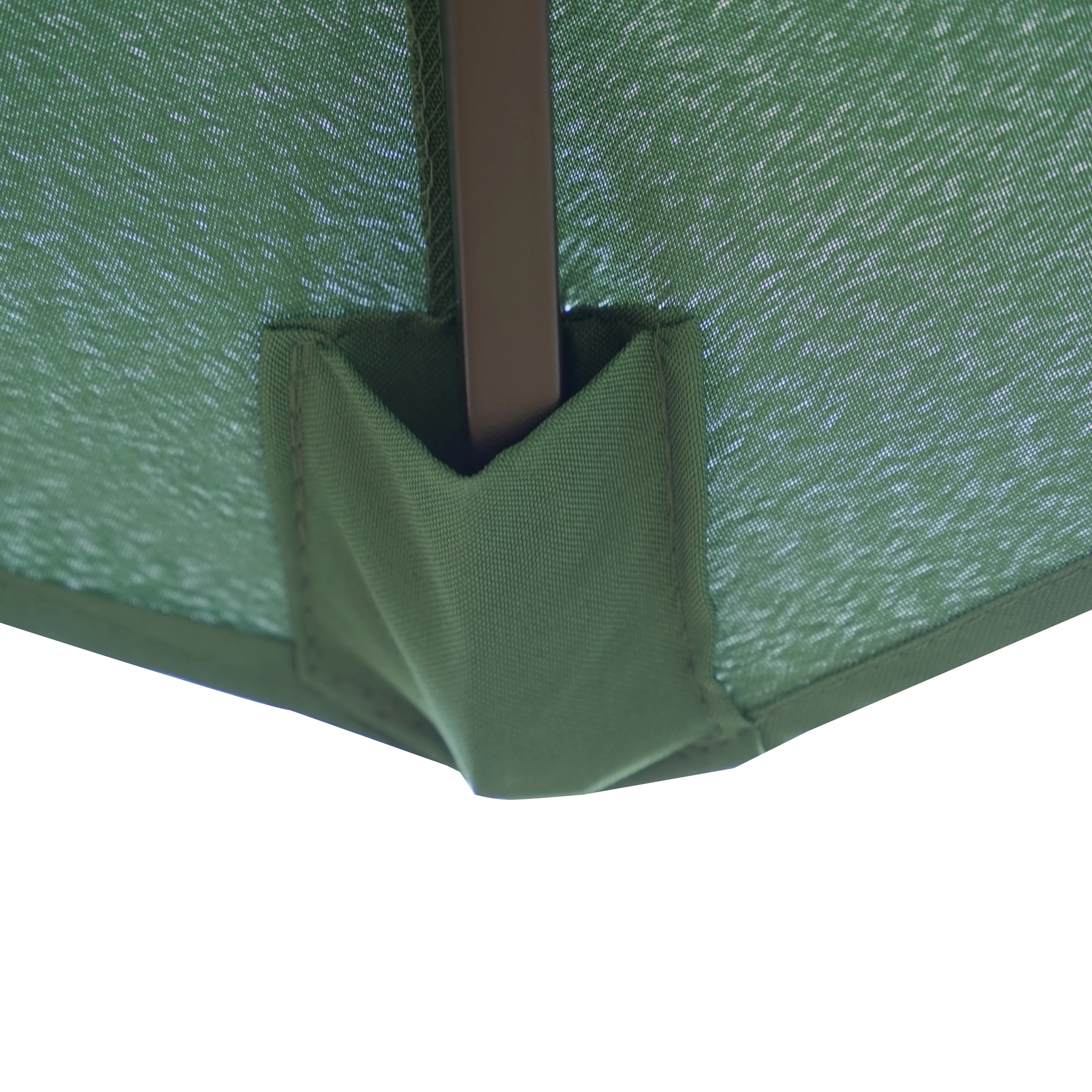 Sierra Outdoor Patio Umbrella with Base in Green