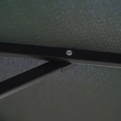 Sierra Outdoor Patio Umbrella with Base in Green