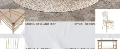 Synth Series Modern Dining Chair in Amber Set of 2