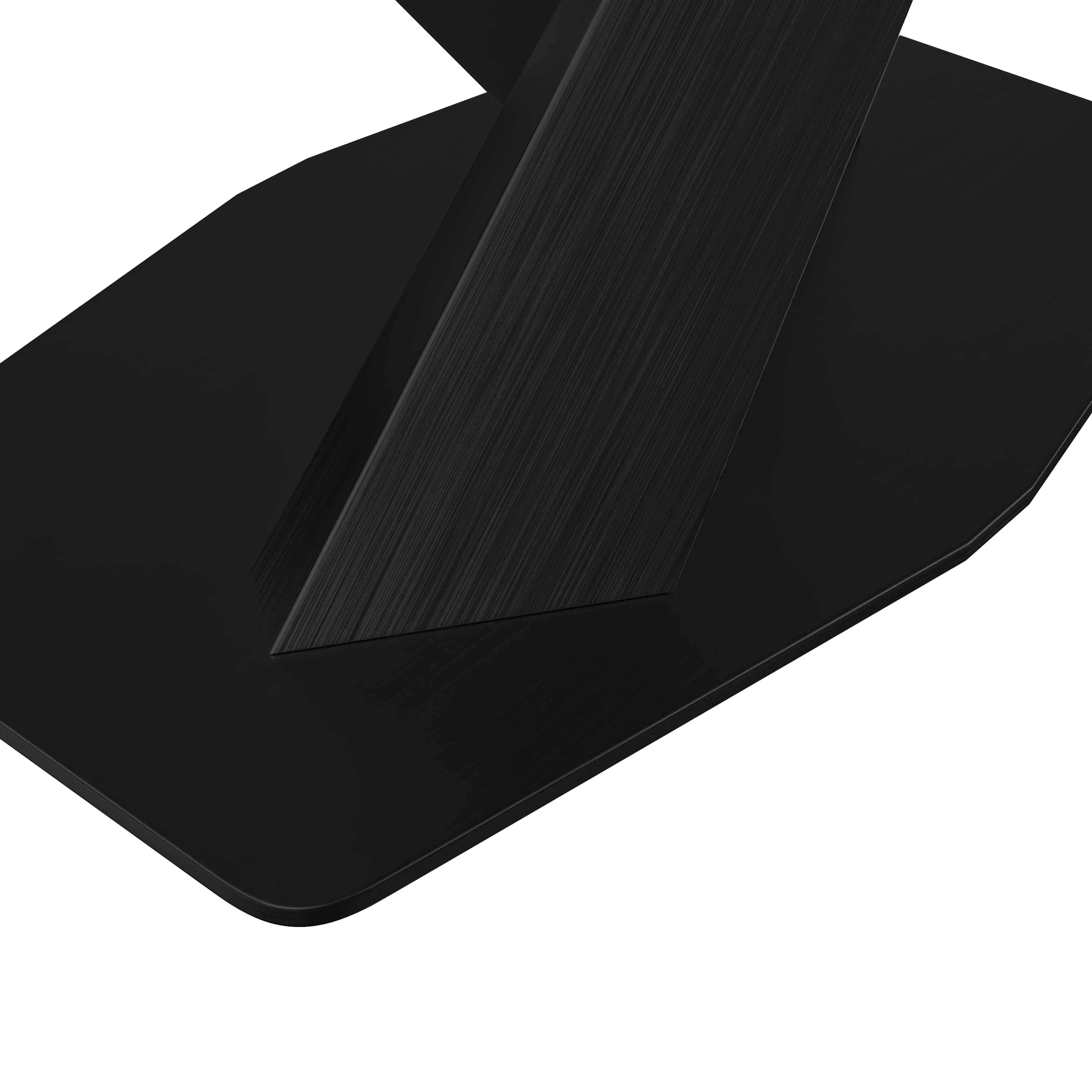 7-Piece Dining Set with Rectangular Sintered Stone Dining Table and 6 Upholstered Dining Chairs