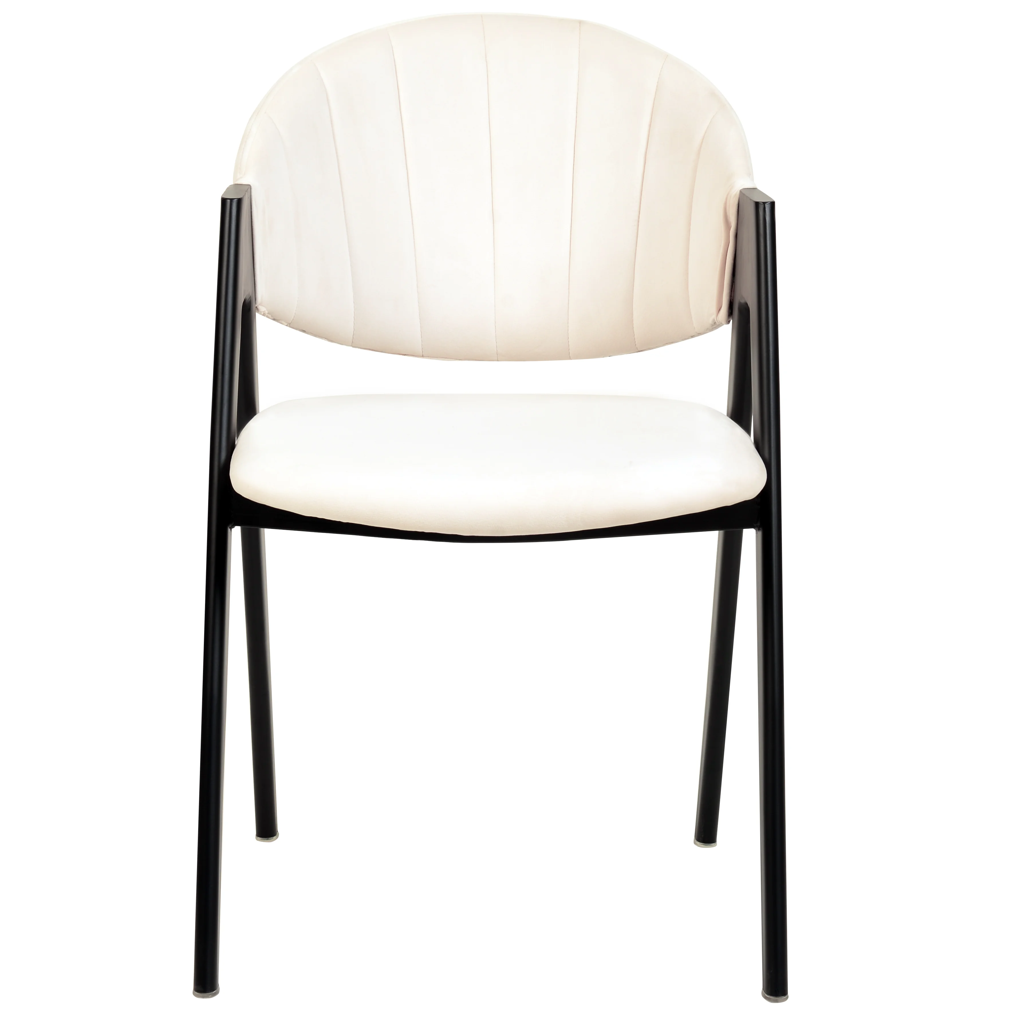 Savor Collection Modern Dining Chair in White