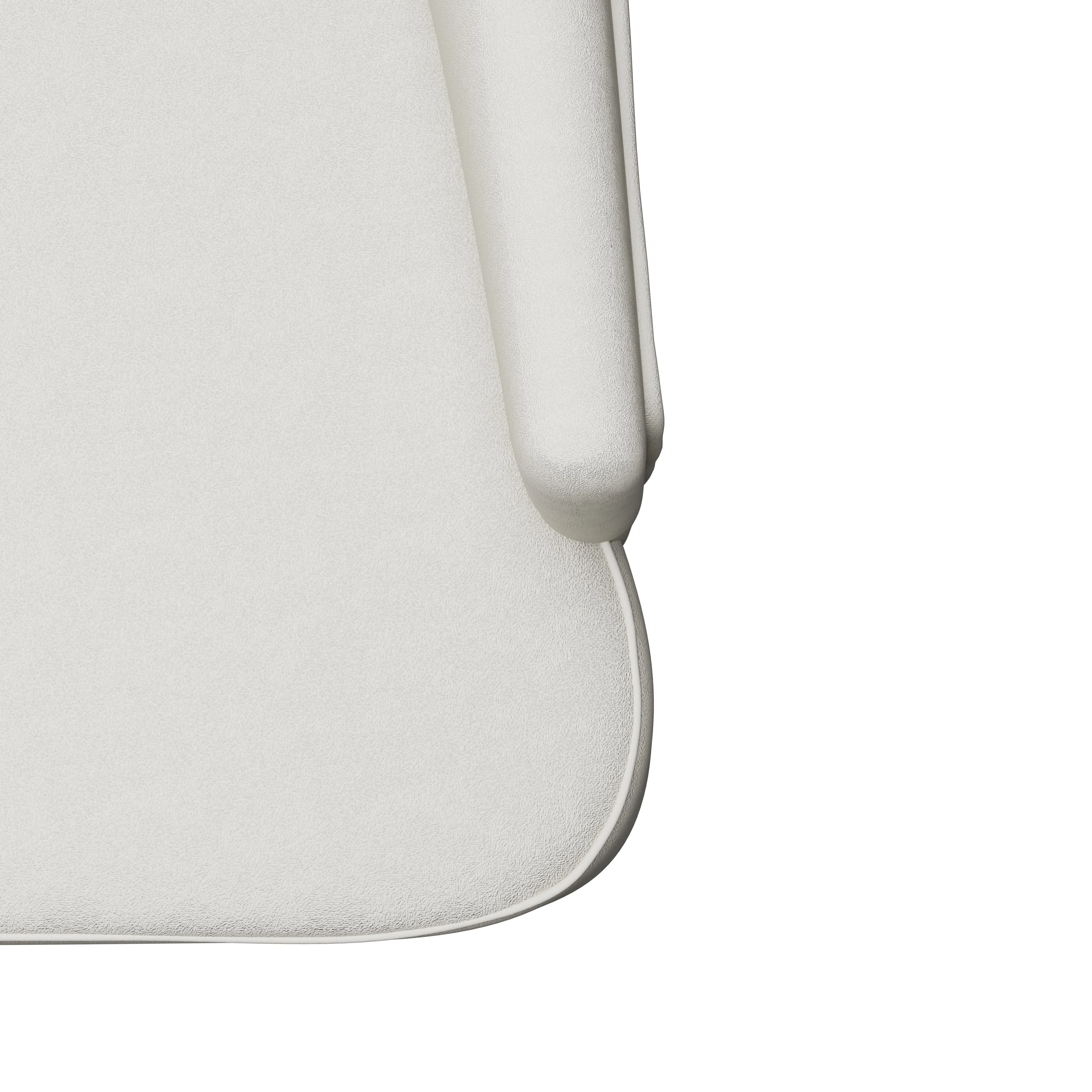 Spruce Collection Modern Wooden Dining Chair in Beige Velvet Set of 2