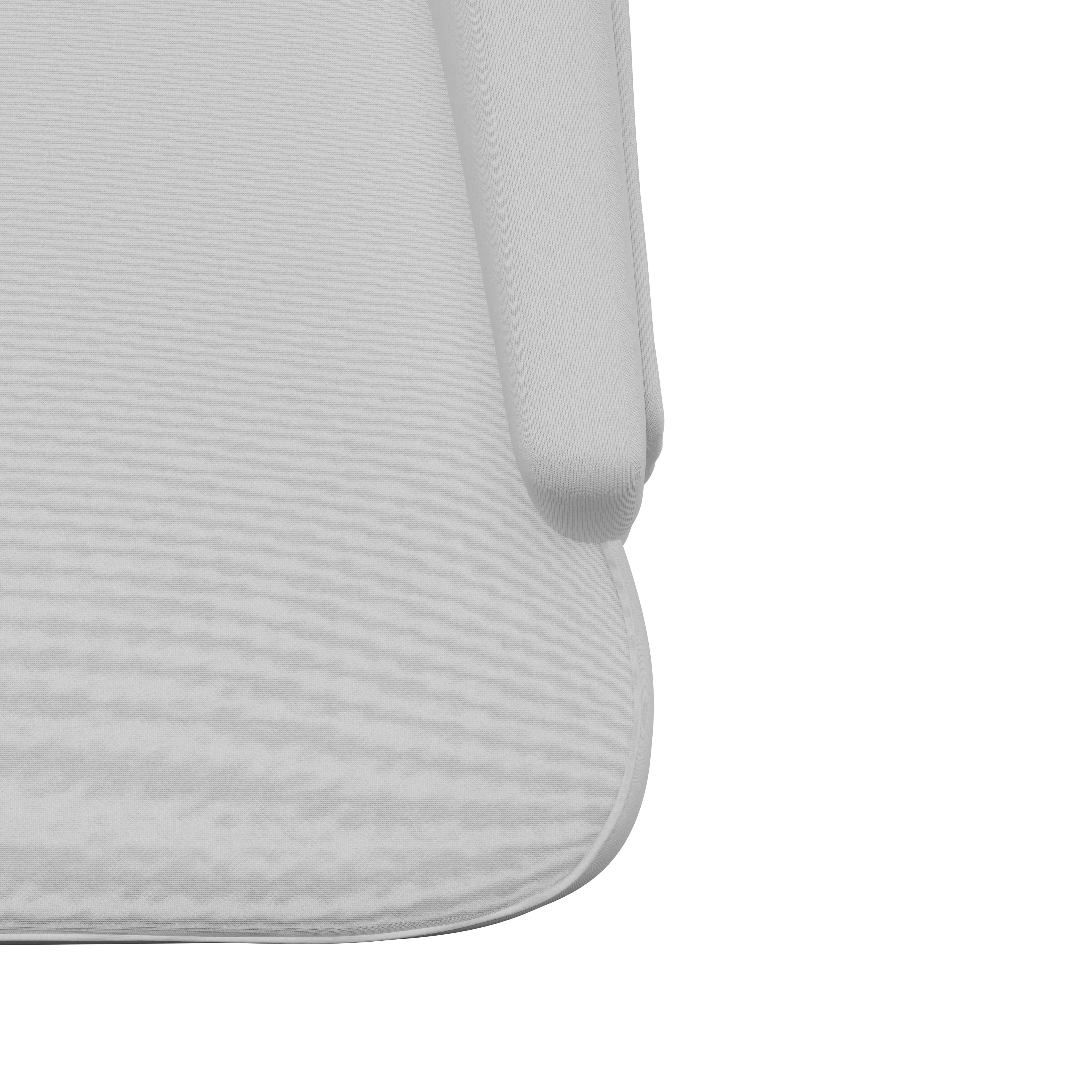 Spruce Collection Modern Wooden Dining Chair in Light Grey Set of 4