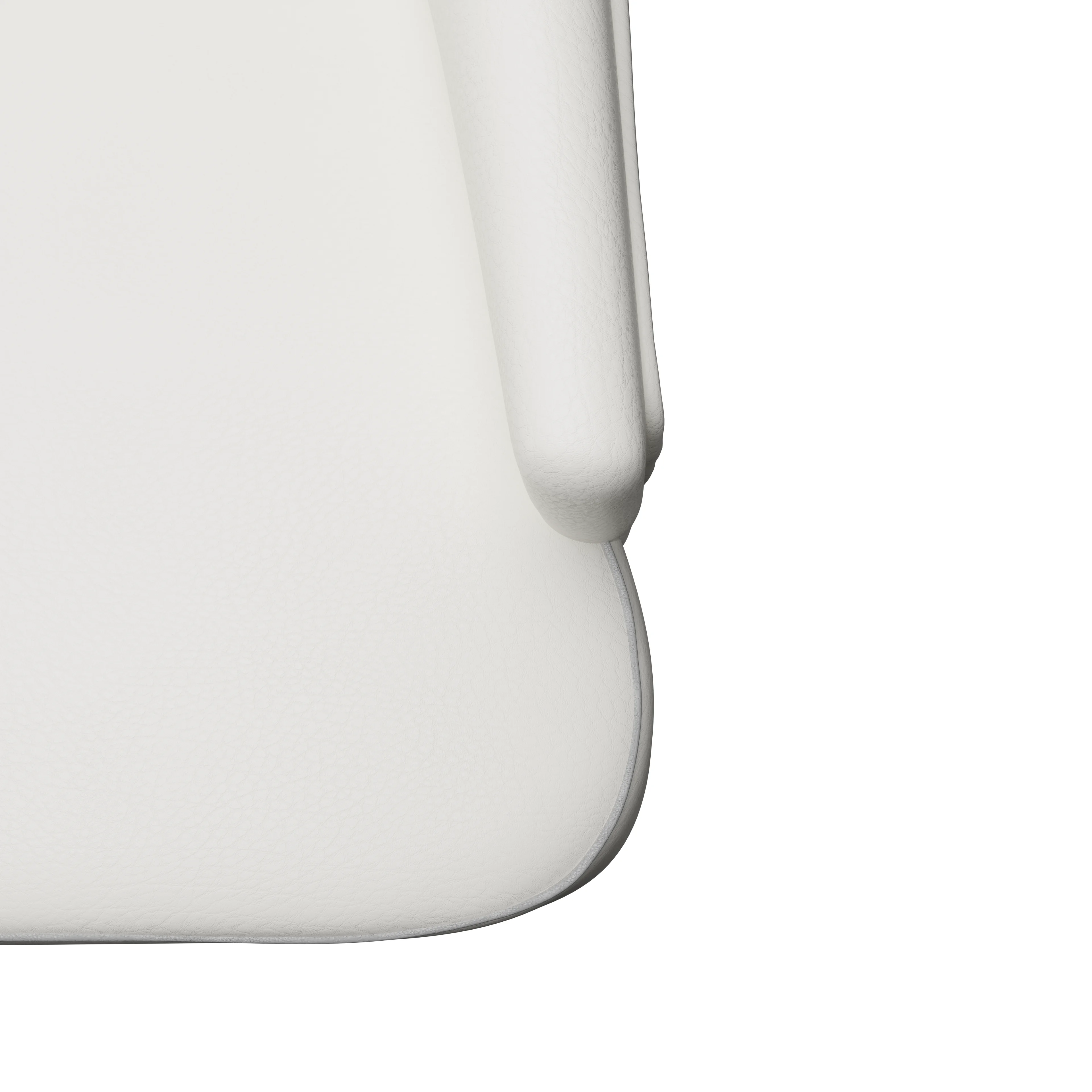 Spruce Collection Modern Wooden Dining Chair in White