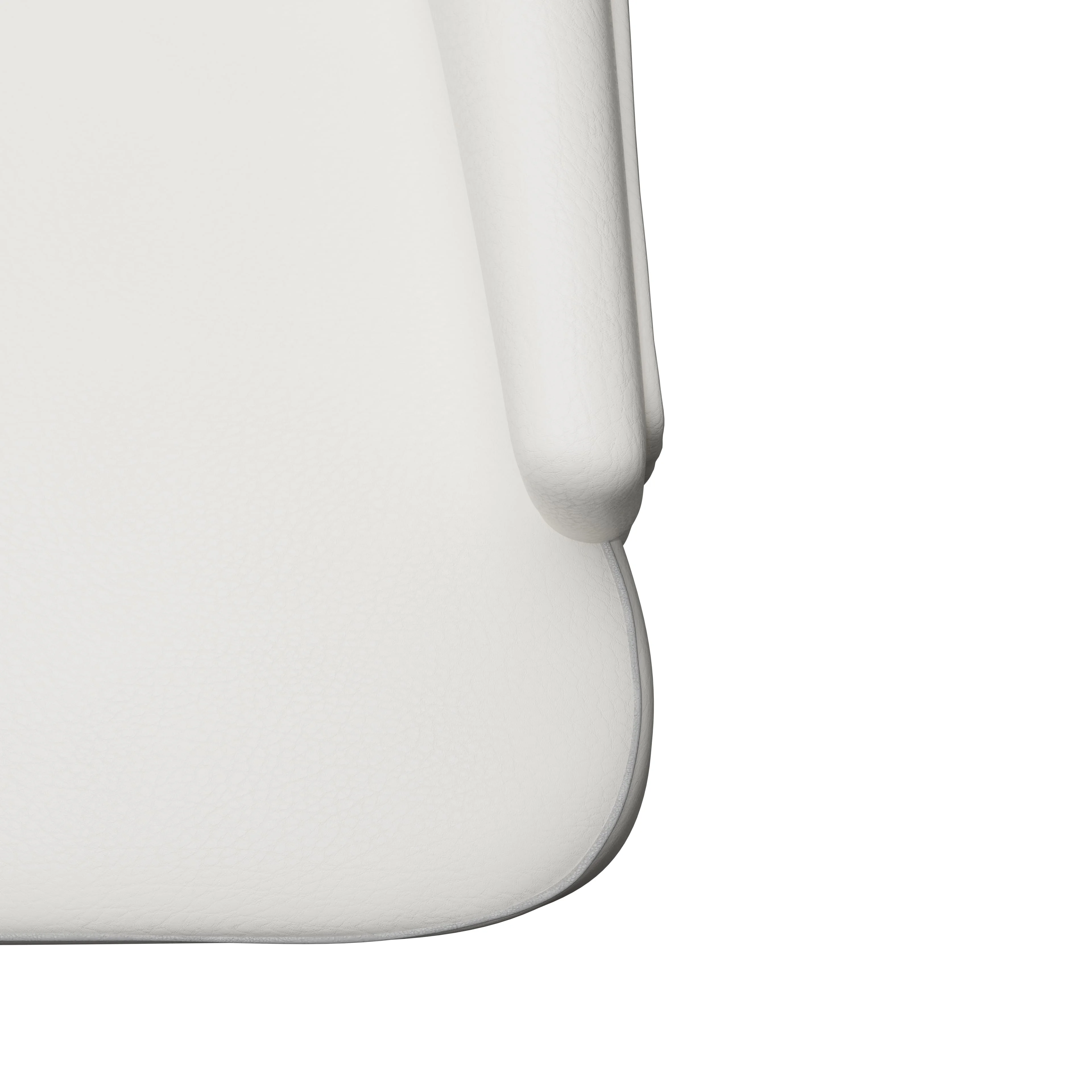 Spruce Collection Modern Wooden Dining Chair in White Set of 2