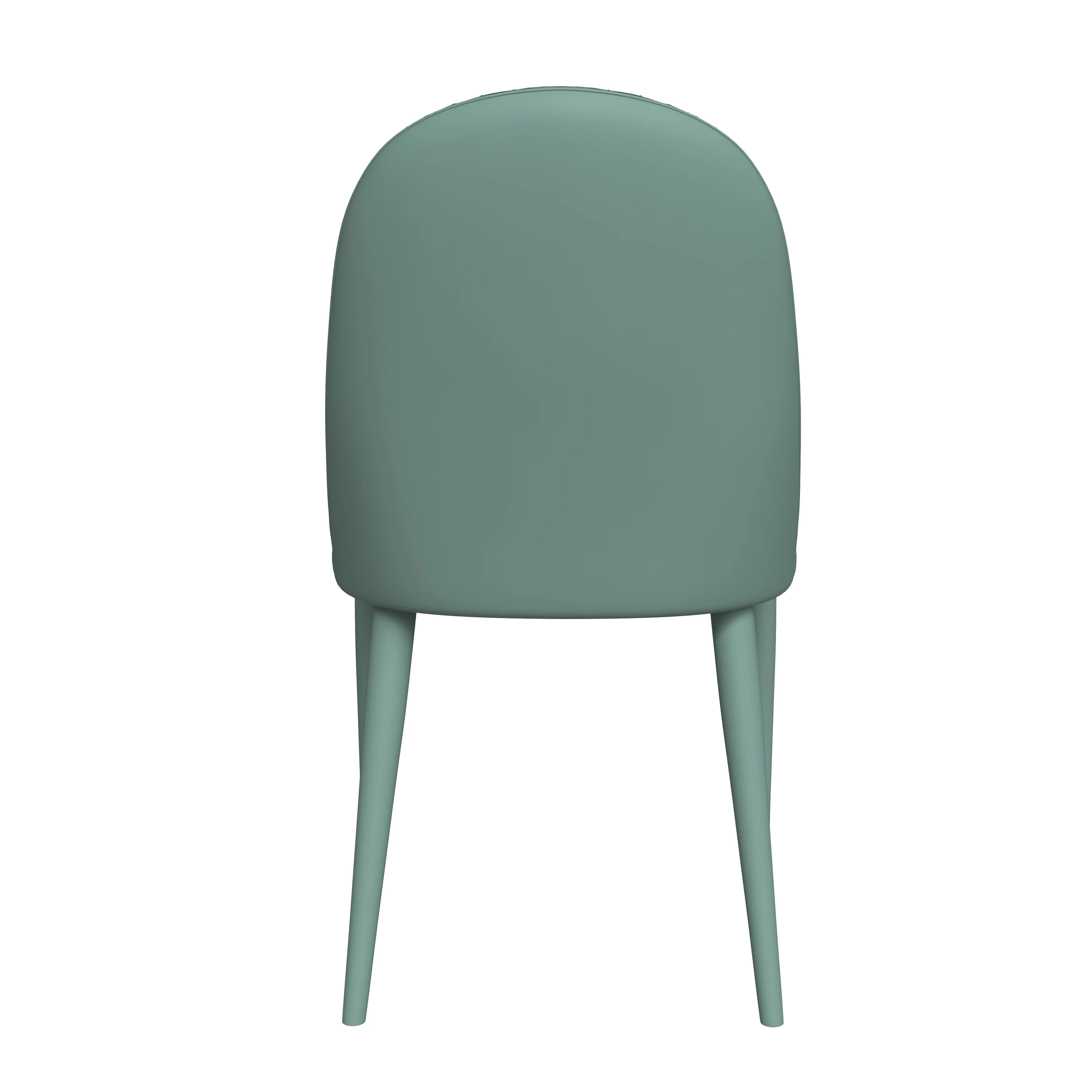 Seville Collection Modern Dining Chair in Green - Set of 2