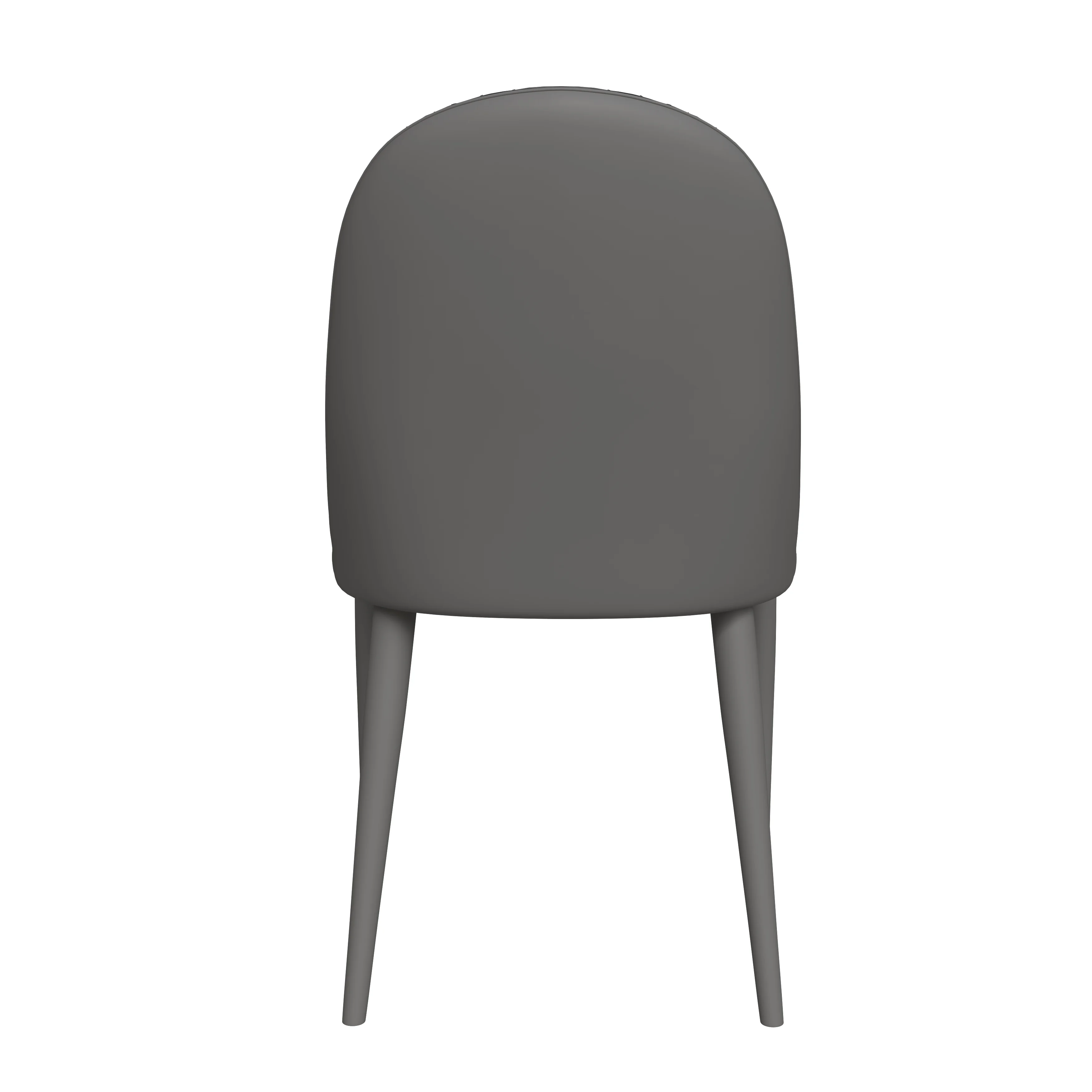 Seville Collection Modern Dining Chair in Grey - Set of 2