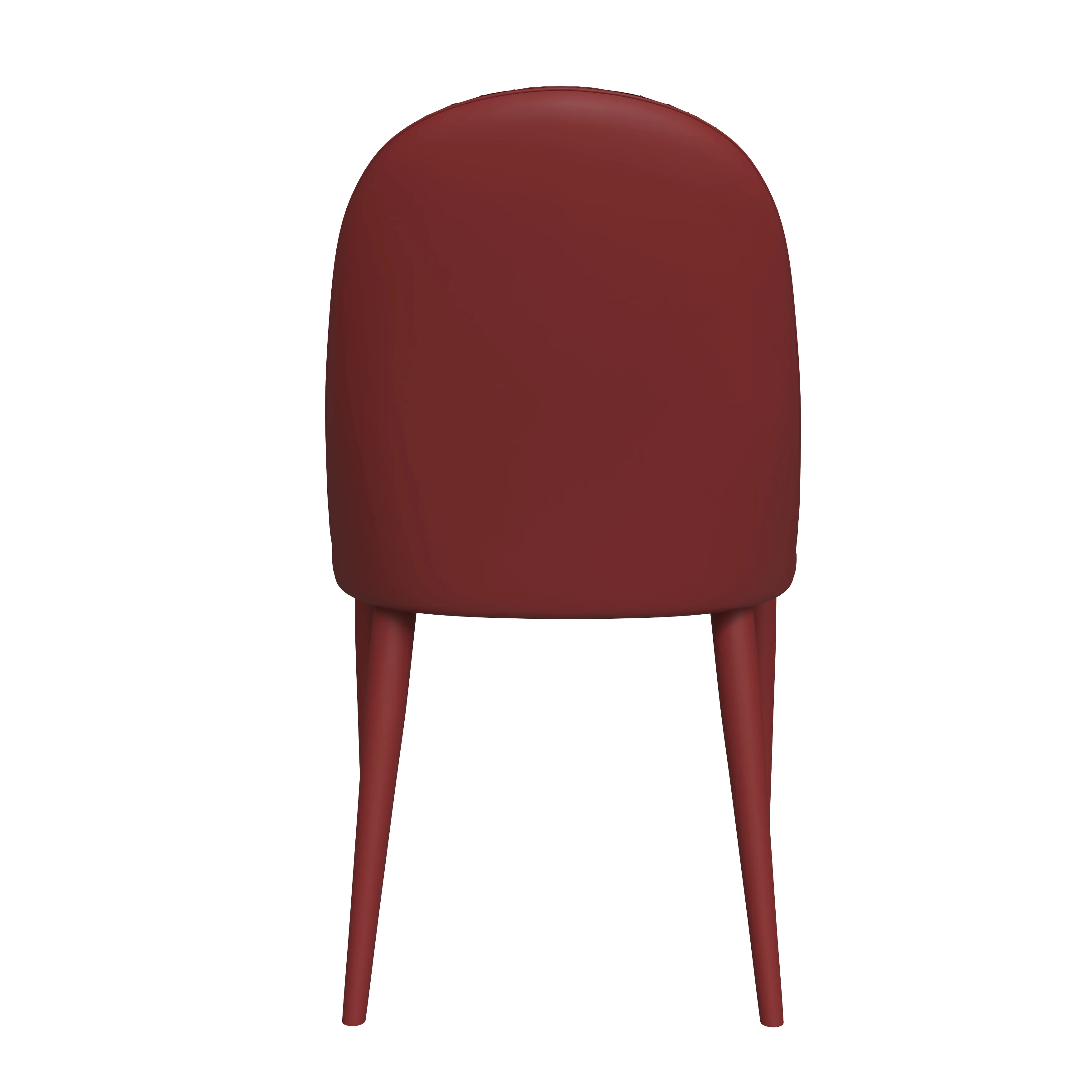 Seville Collection Modern Dining Chair in Red