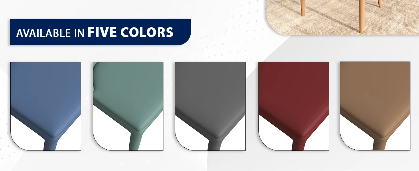 Seville Collection Modern Dining Chair in Toupe - Set of 4