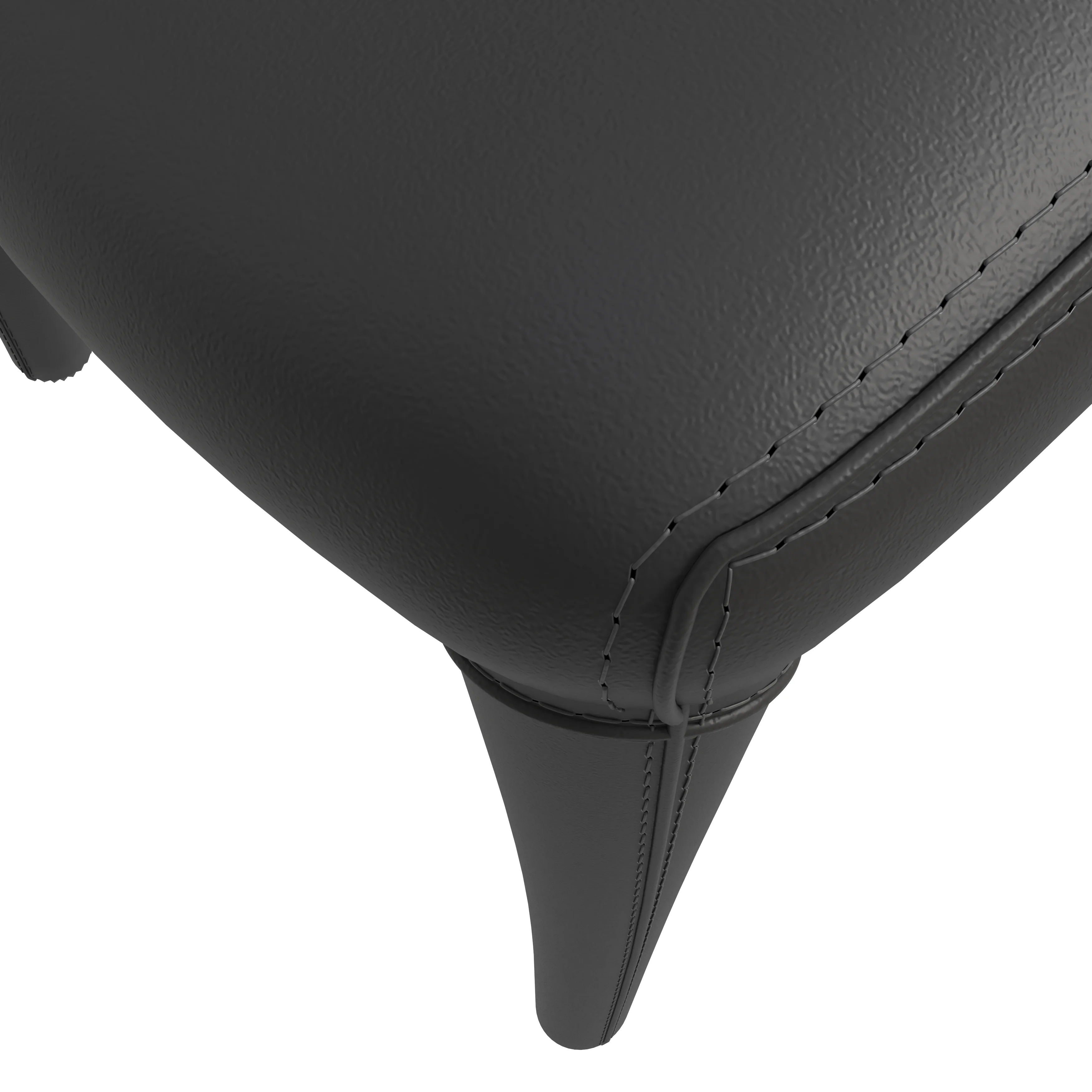 Solace Series Modern Dining Chair in Black Set of 4