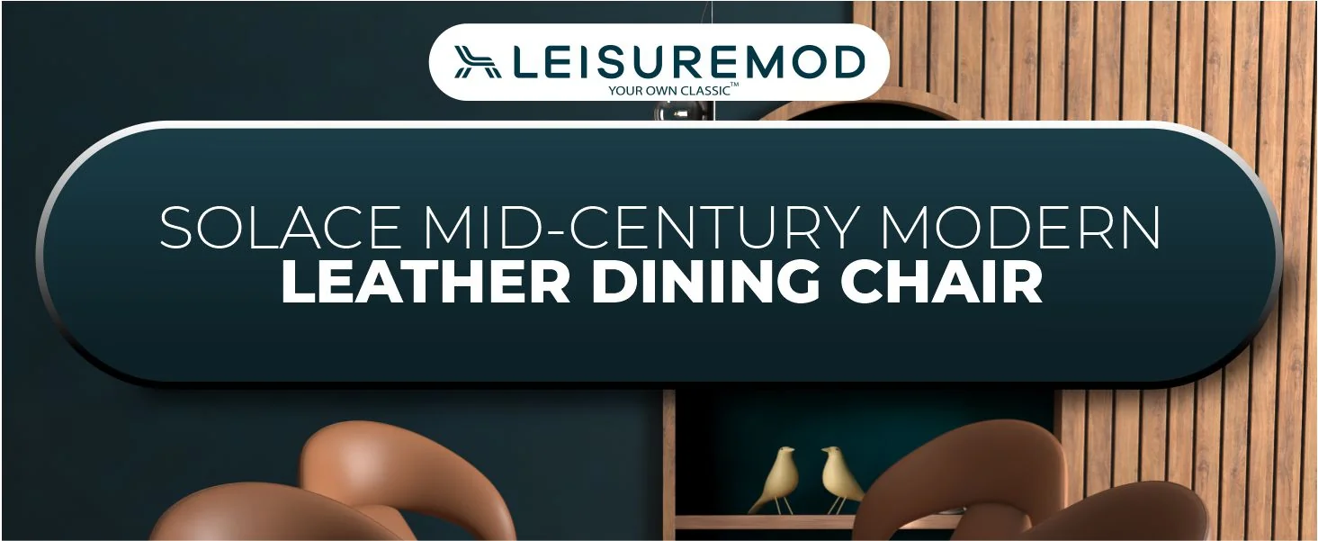 Solace Series Modern Dining Chair in Brown Set of 2