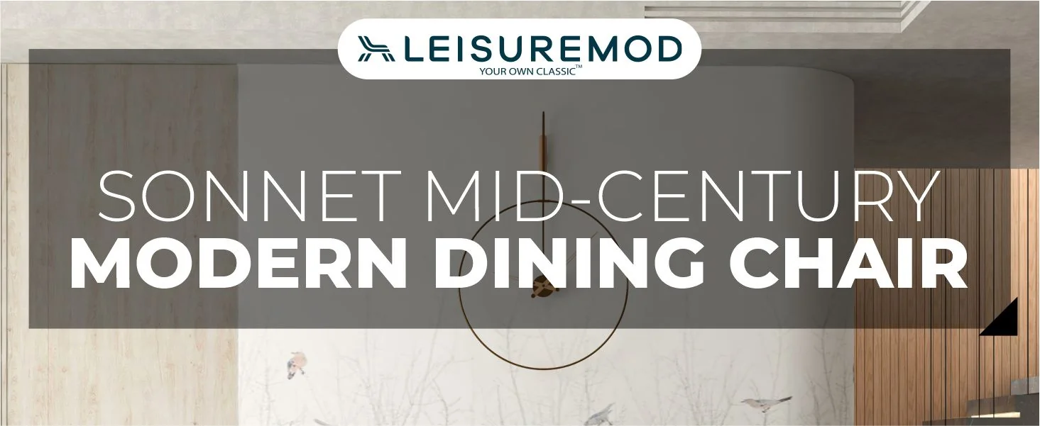 Sonnet Series Modern Dining Chair in Charcoal Fabric - Set of 4