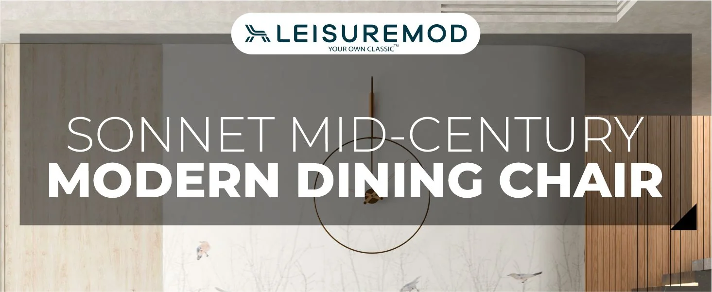 Sonnet Series Modern Dining Chair in Charcoal Fabric - Set of 4