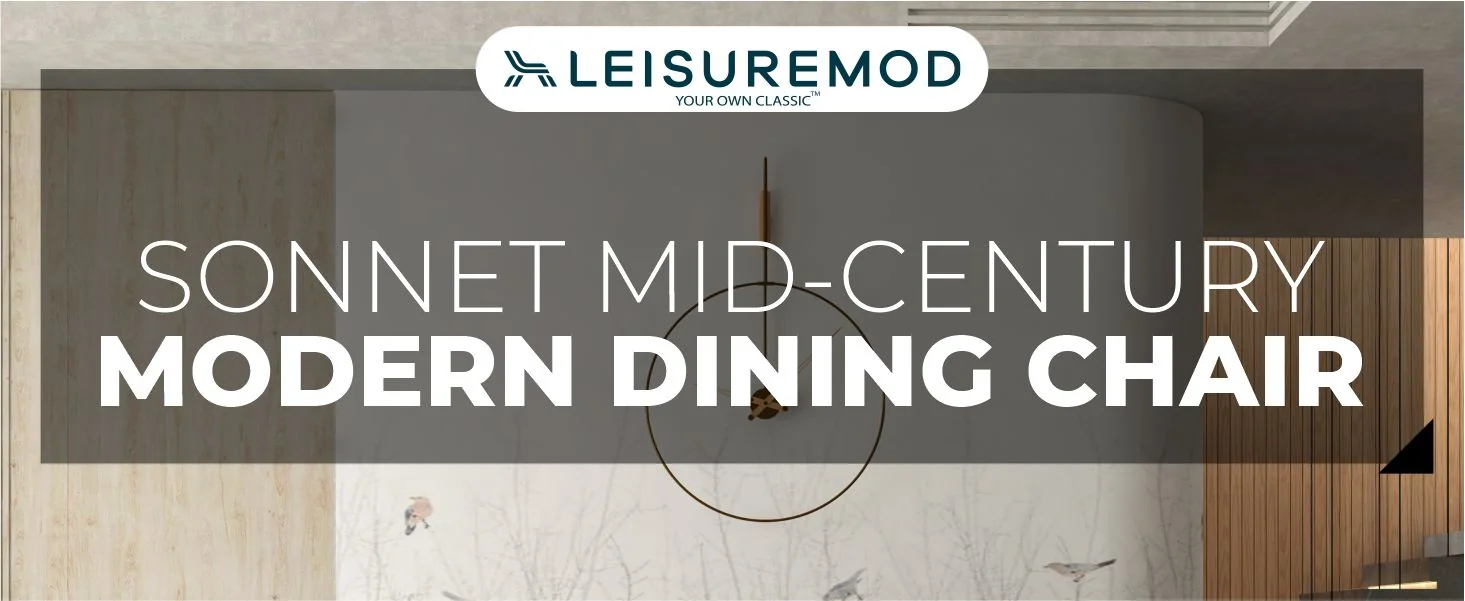 Sonnet Series Modern Dining Chair in Charcoal Fabric - Set of 4