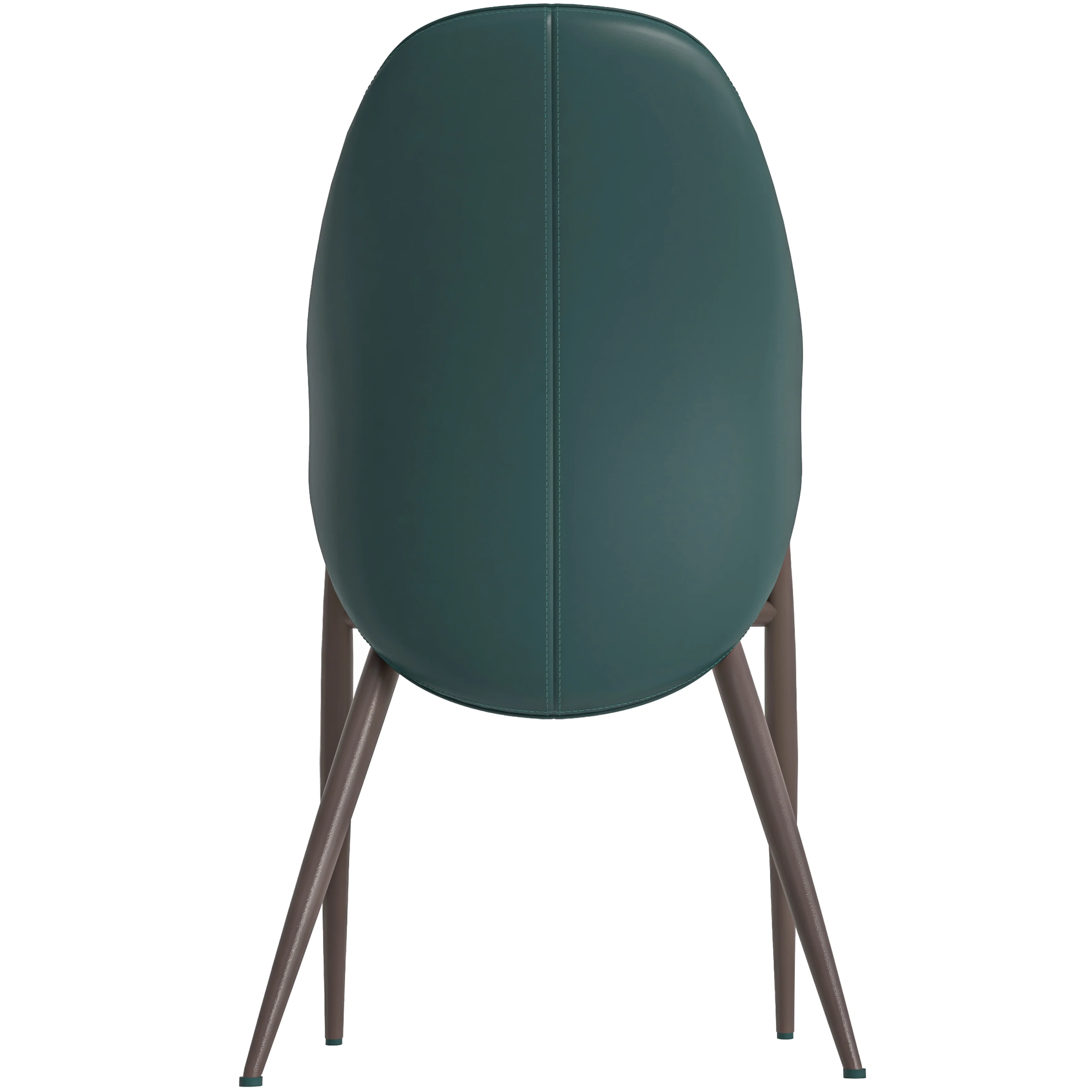 Sante Collection Modern Dining Chair in Cream/Green