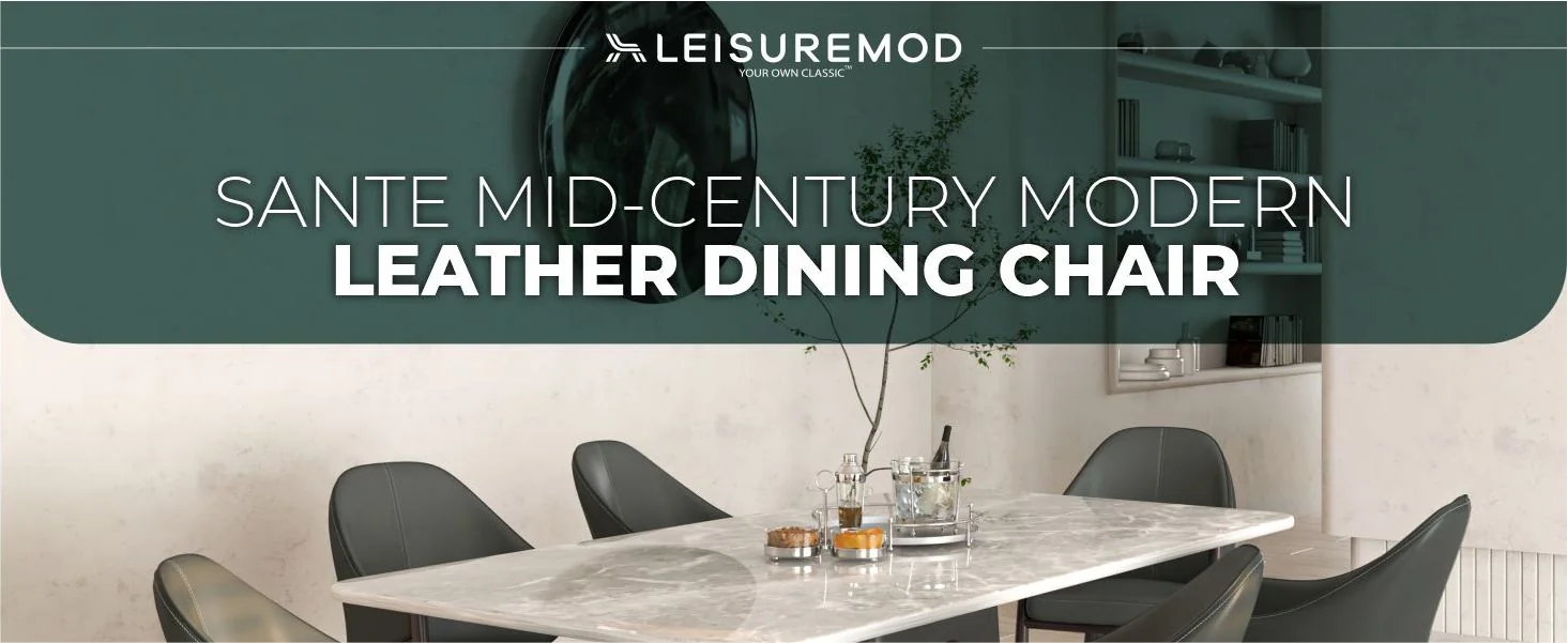 Sante Collection Modern Dining Chair in Grey