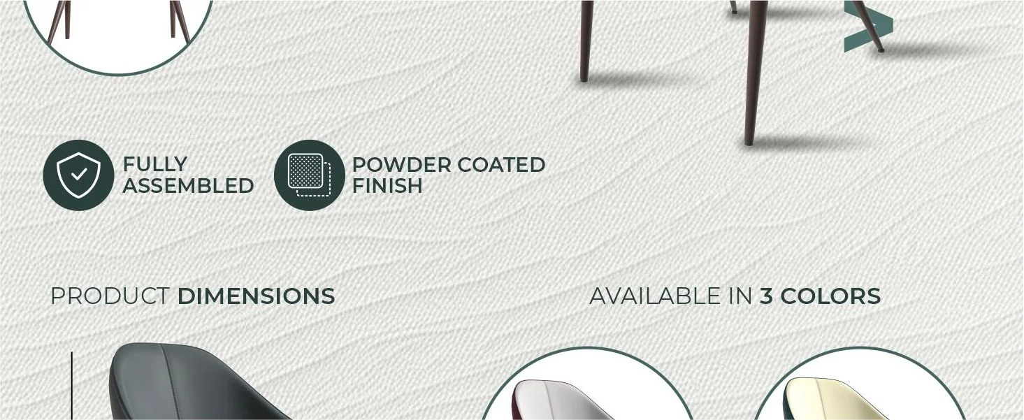 Sante Collection Modern Dining Chair Set of 4 in Grey