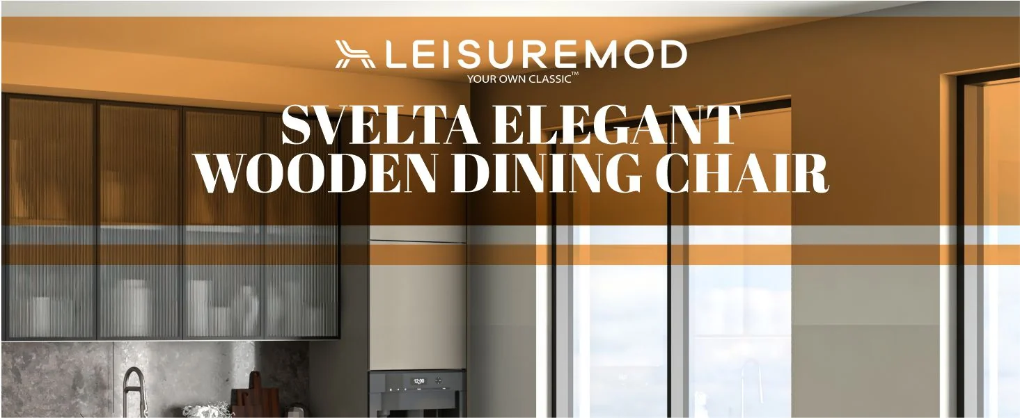 Svelta Elegant Wooden Dining Chair in Dark Toupe