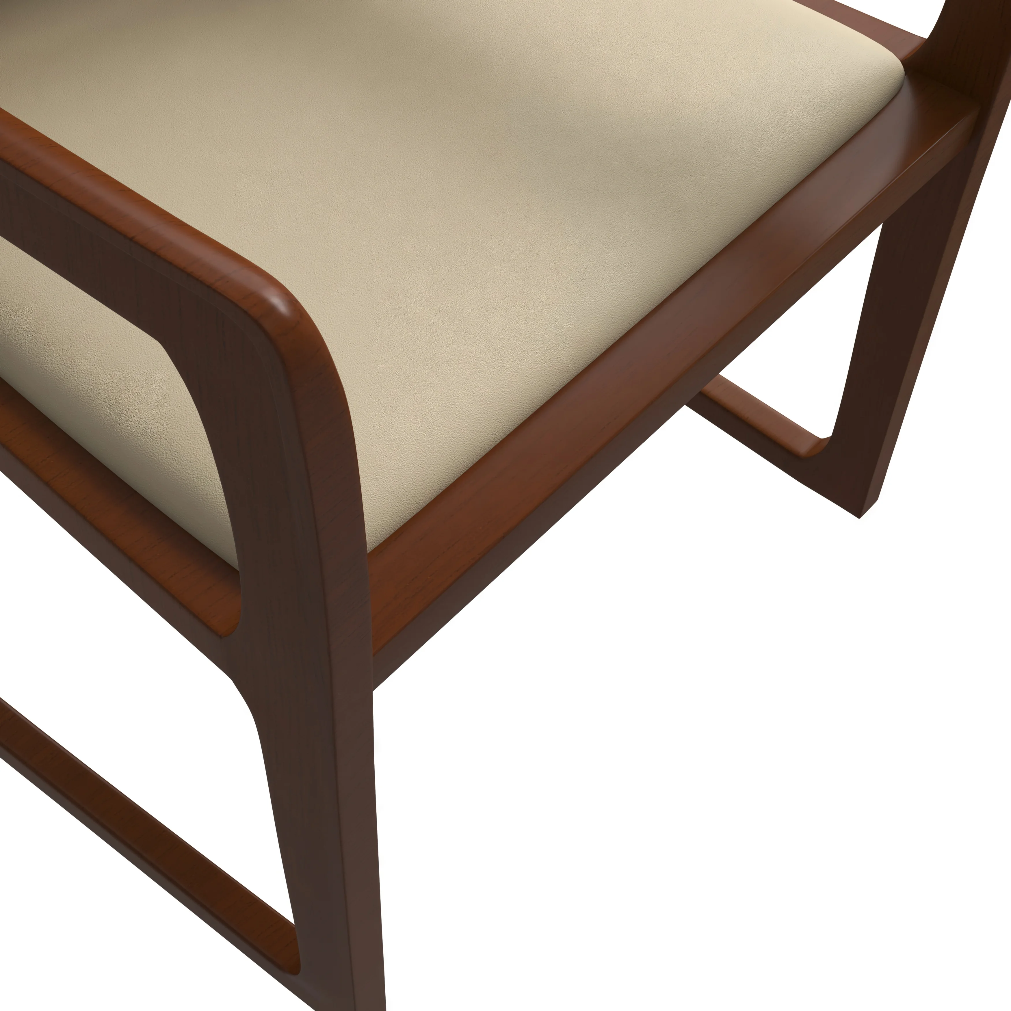 Svelta Elegant Wooden Dining Chair in Toupe