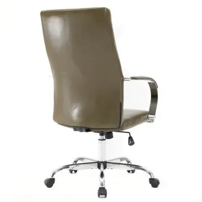 Sonora Modern High-Back Leather Office Chair