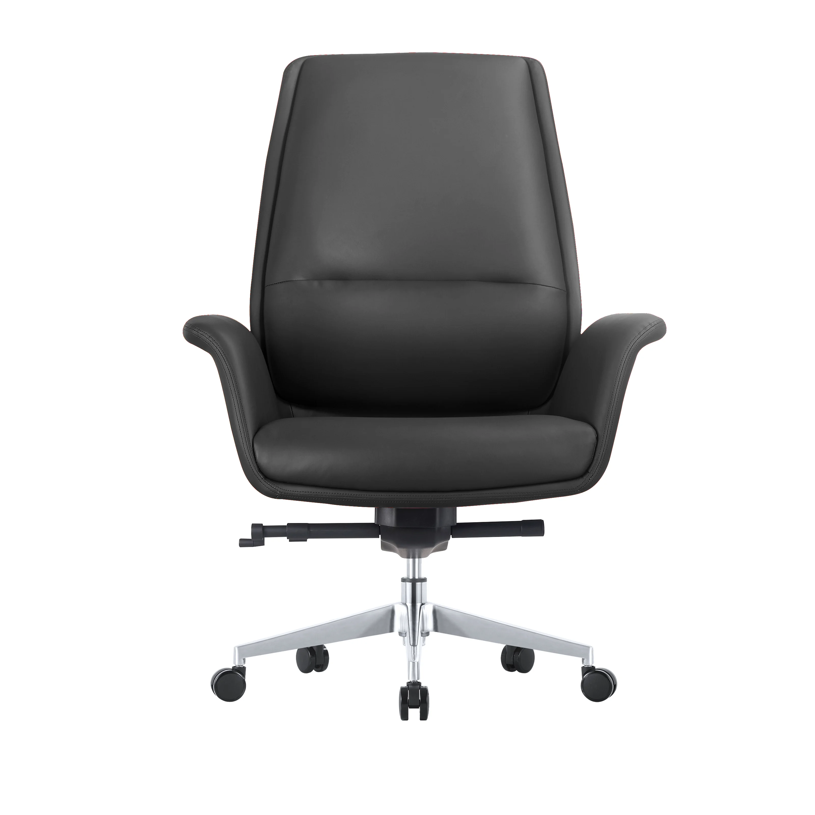 Summit Series Office Chair In Black Leather