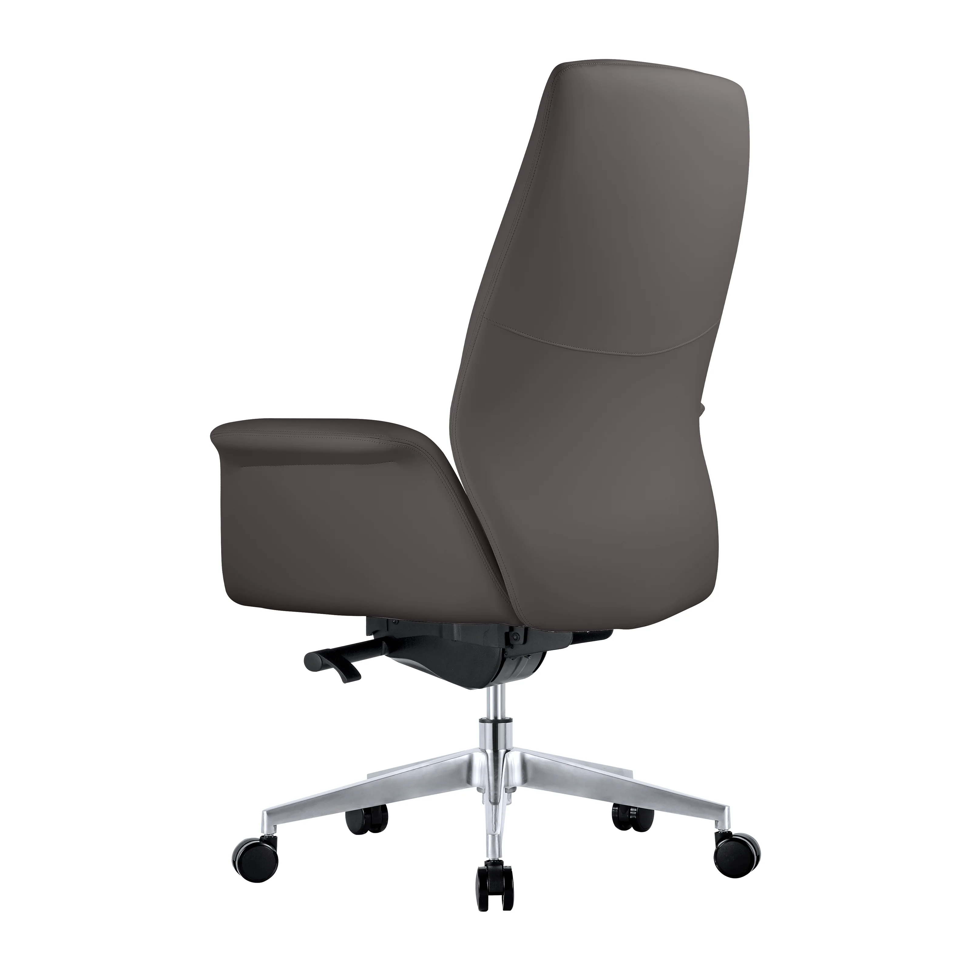 Summit Series Office Chair In Grey Leather