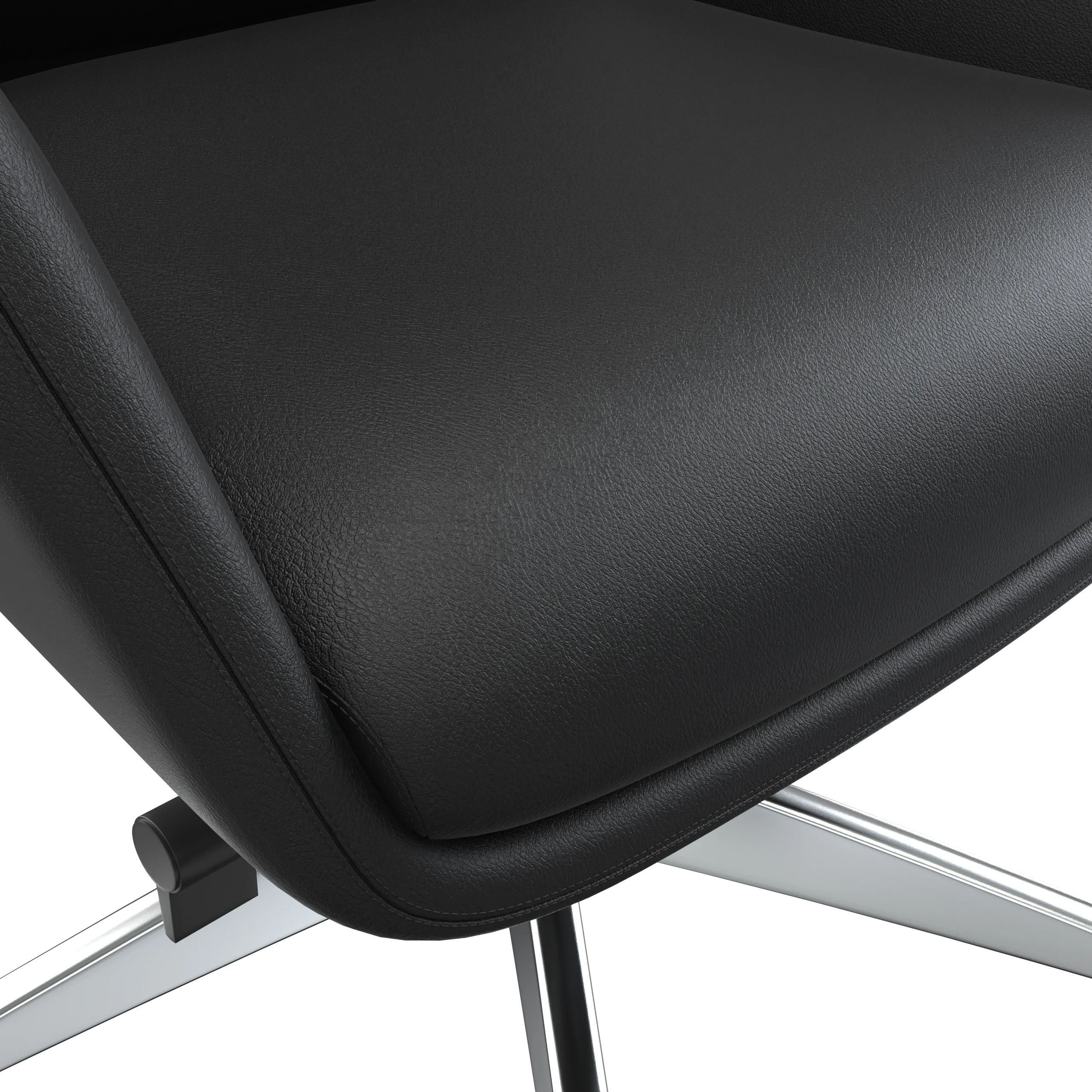 Summit Series Tall Office Chair In Black Leather