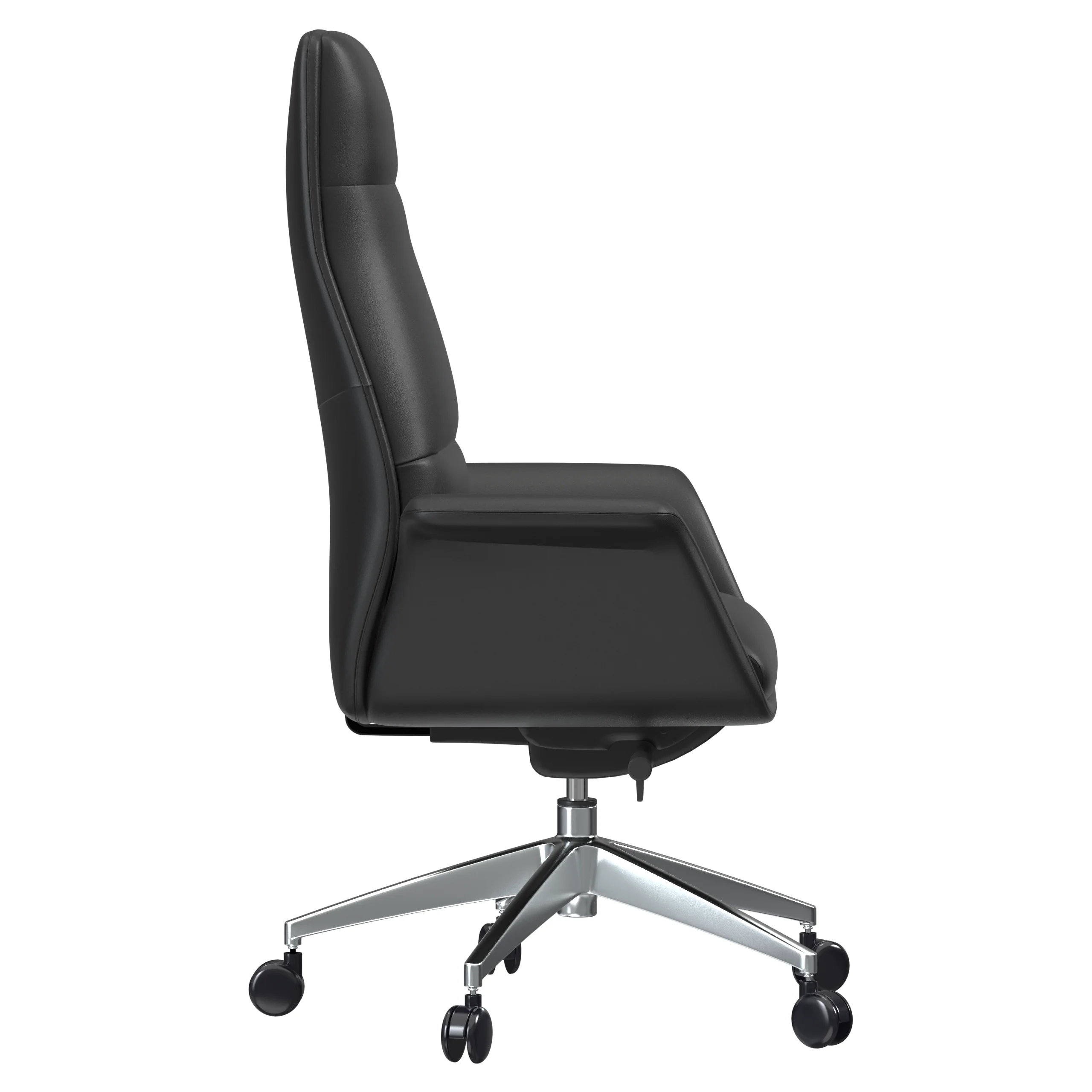 Summit Series Tall Office Chair In Black Leather