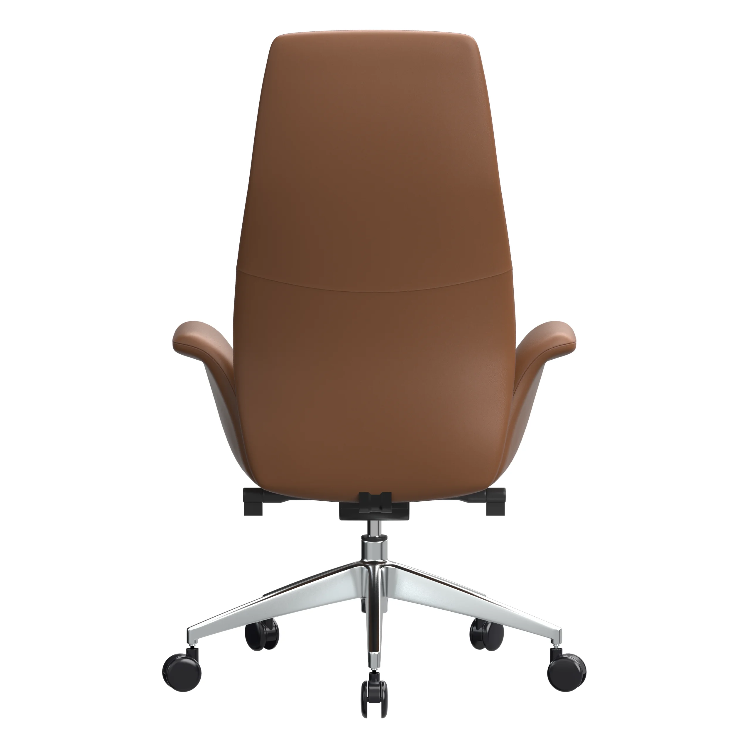 Summit Series Tall Office Chair In Dark Brown Leather