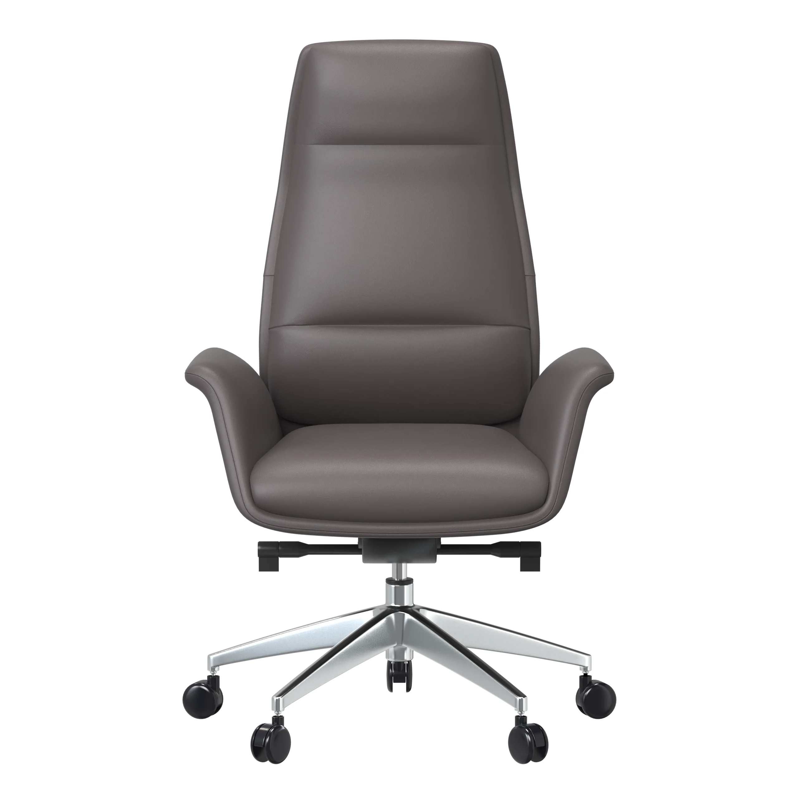 Summit Series Tall Office Chair In Grey Leather