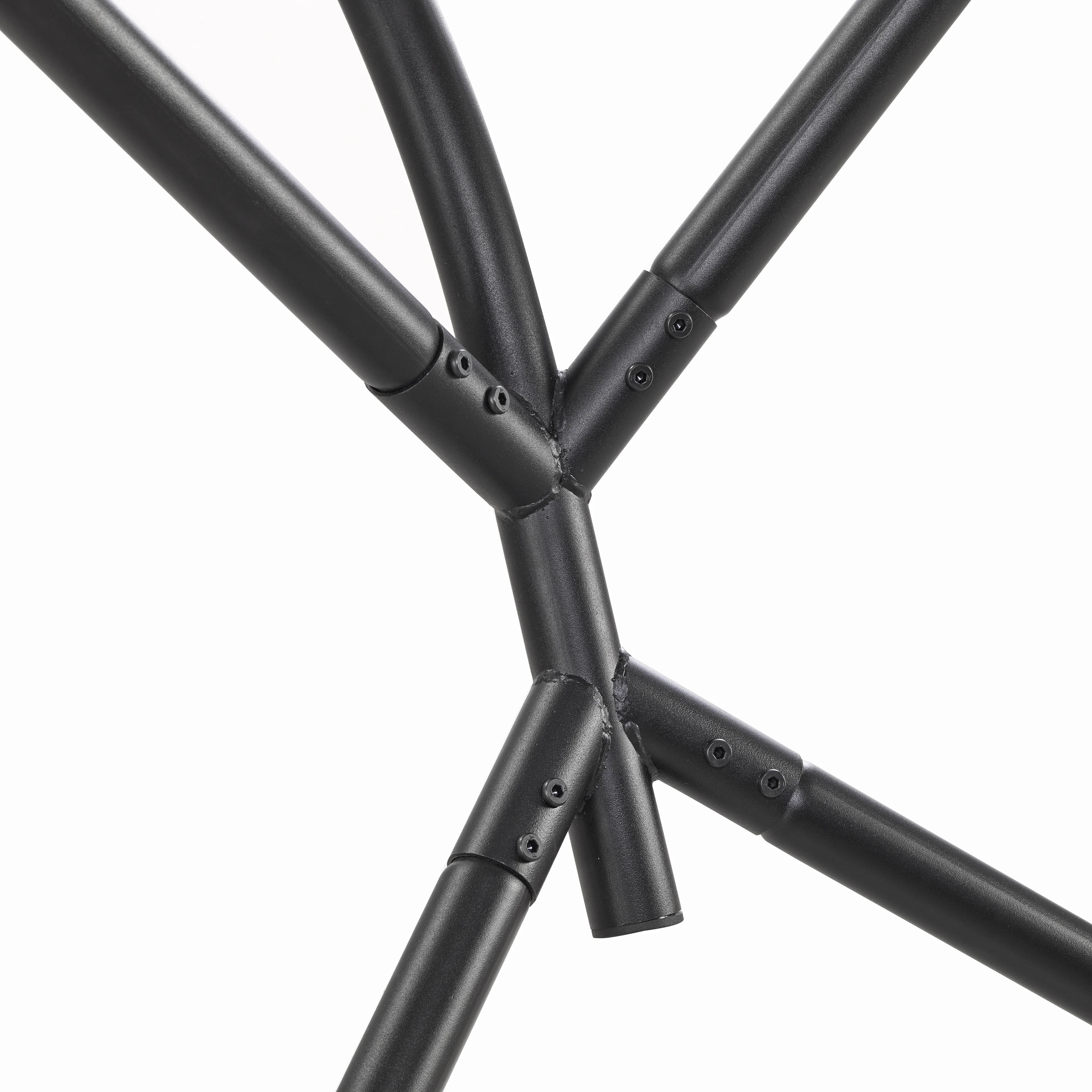 Summit Series Outdoor Egg Swing Chair In Brwon With Beige Cushions