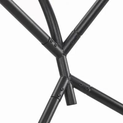 Summit Series Outdoor Egg Swing Chair In Grey With Light Grey Cushions