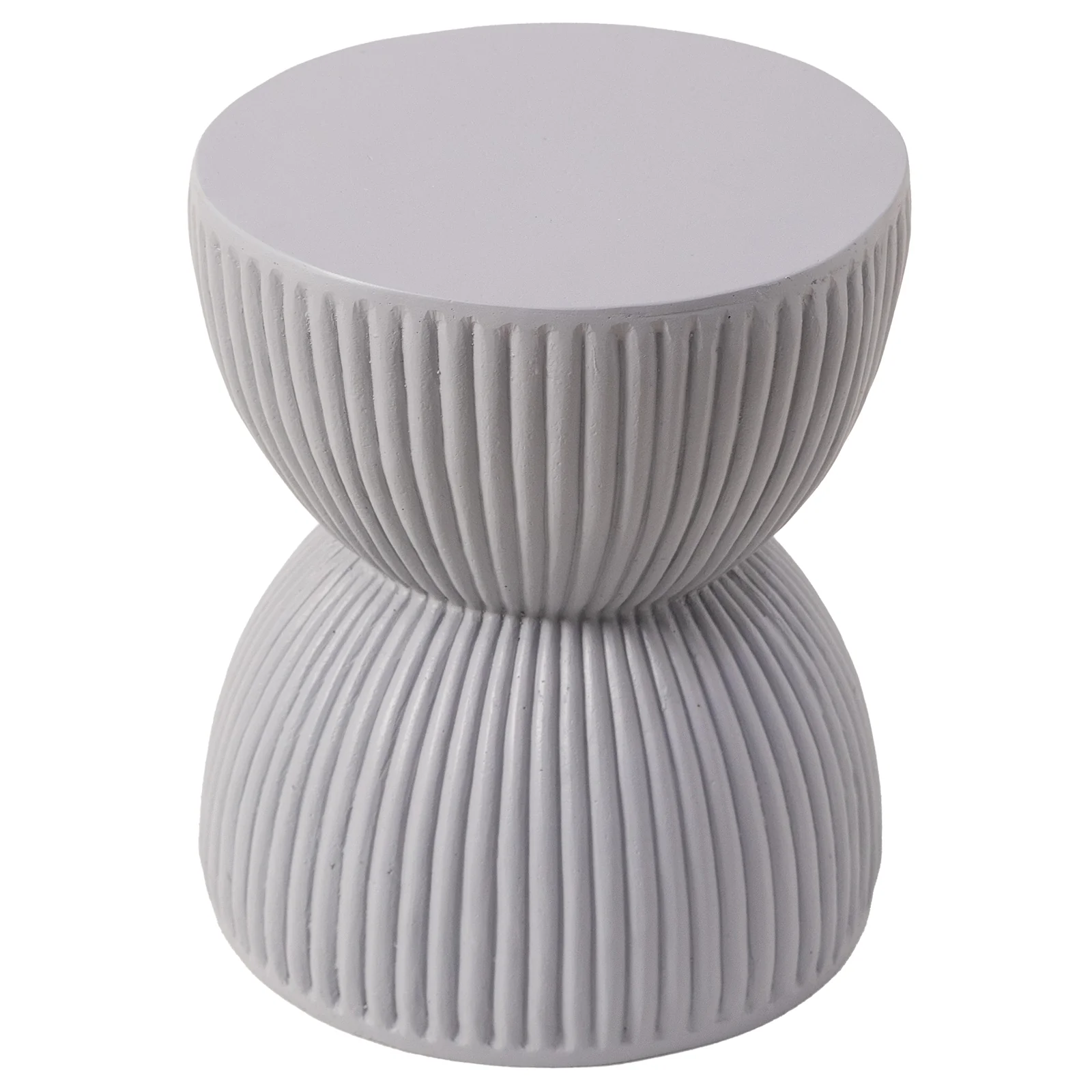 Modern Side End Table Spire Series In Grey