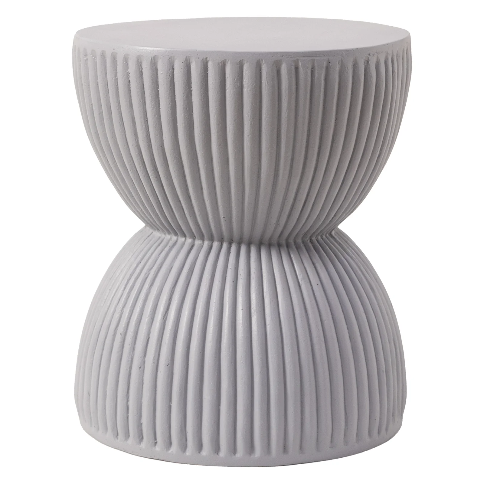 Modern Side End Table Spire Series In Grey